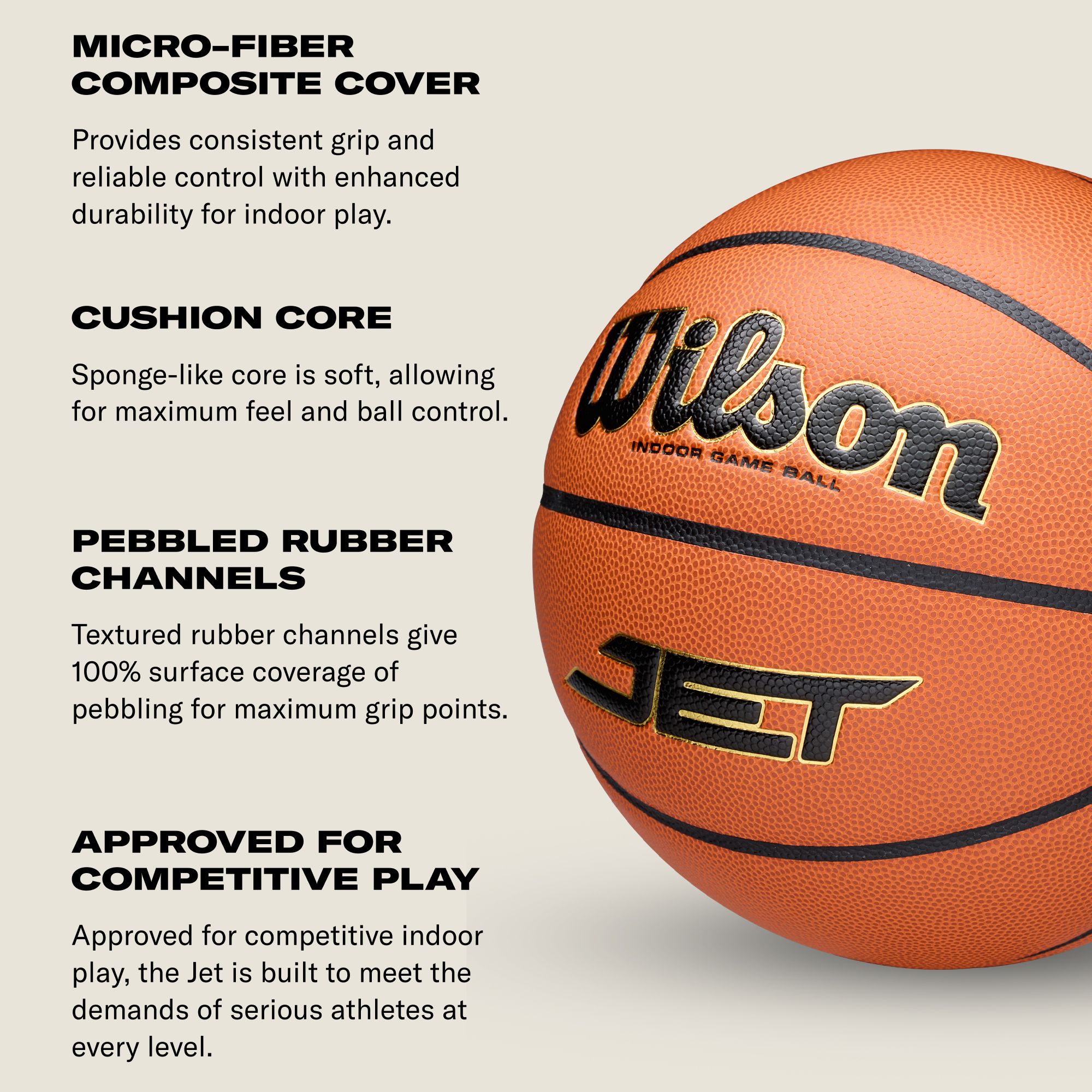 Wilson Jet Indoor Game Basketball product image