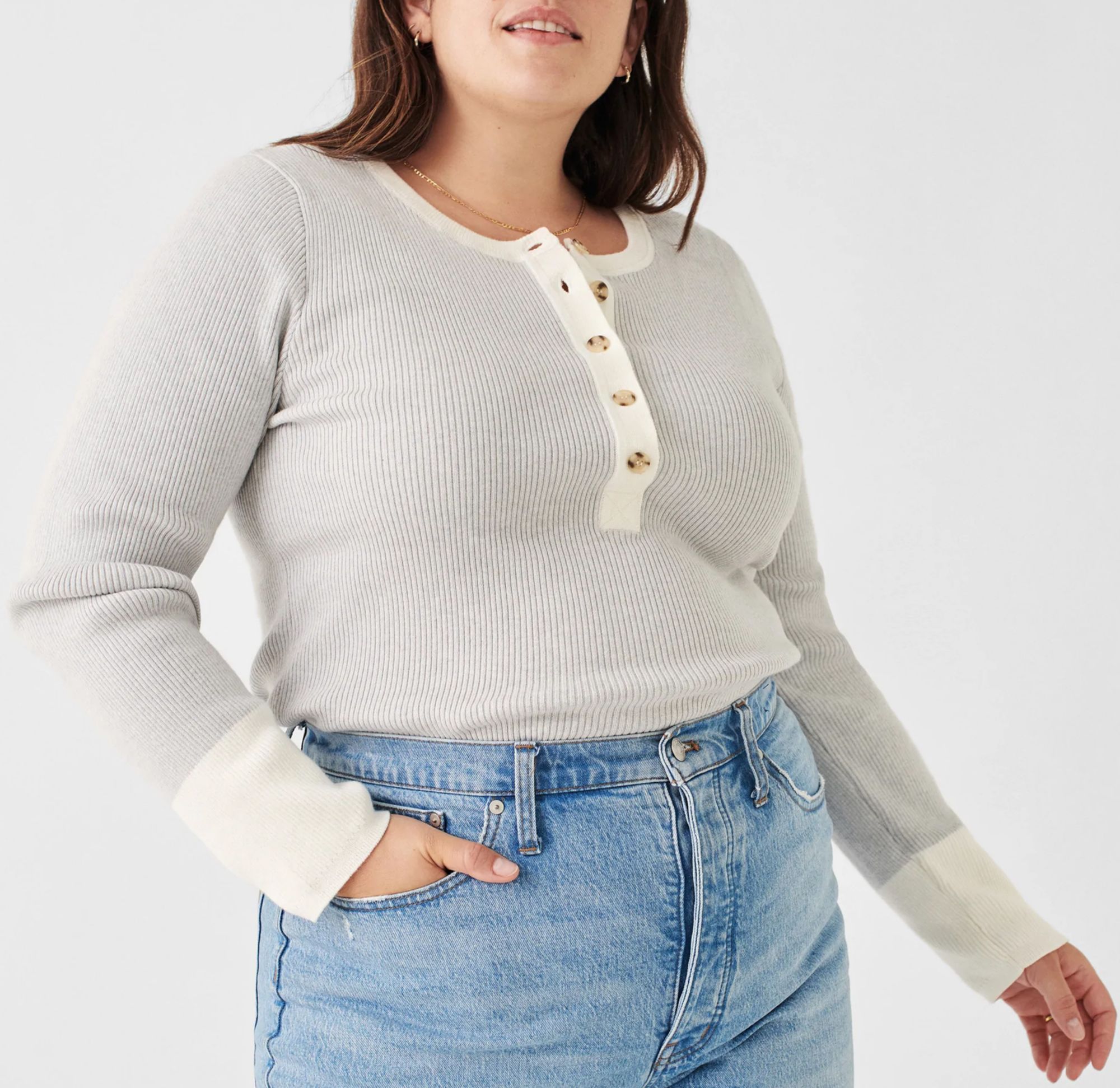 Faherty Women's Mikki Henley Sweater product image
