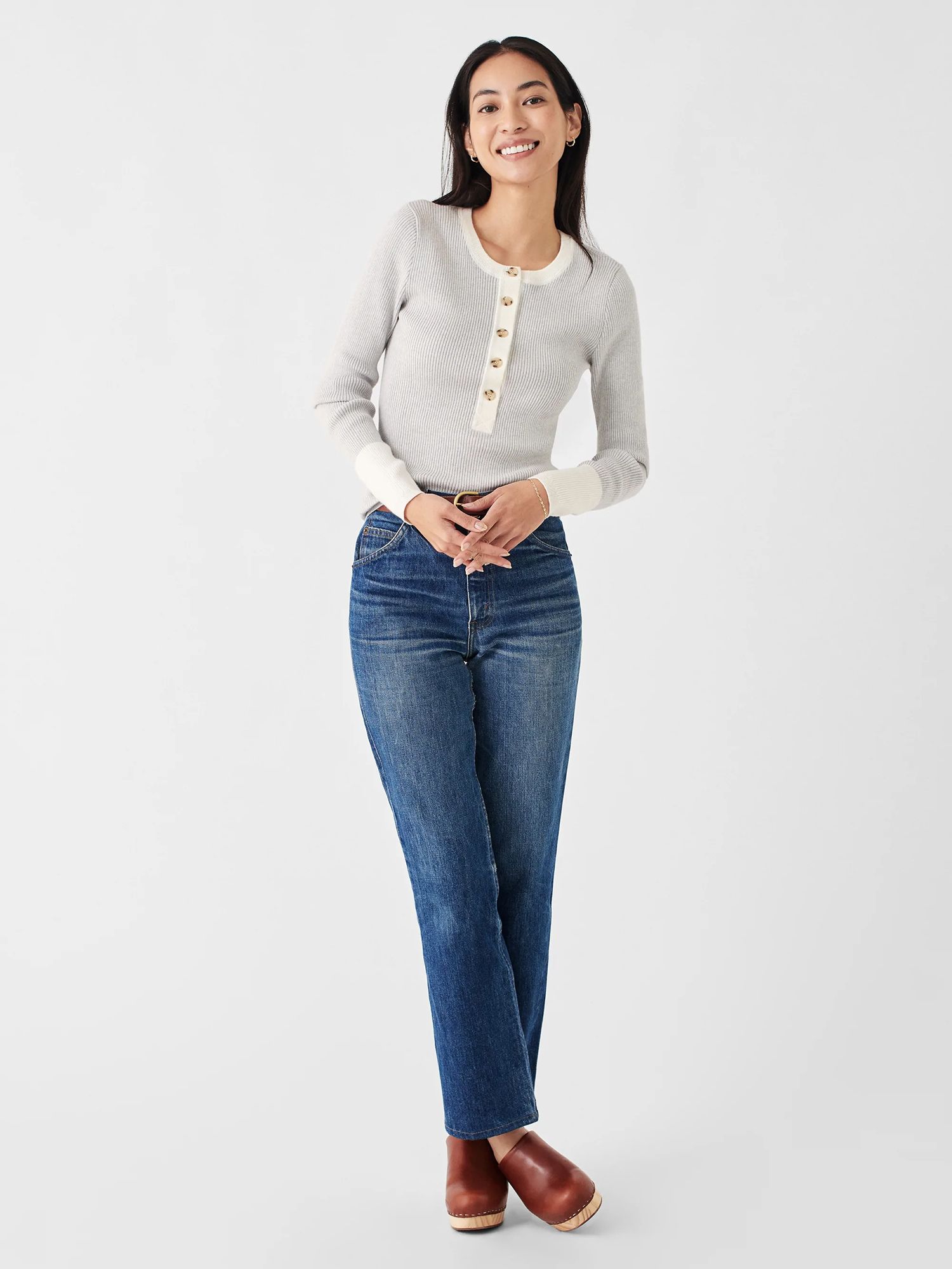 Faherty Women's Mikki Henley Sweater product image