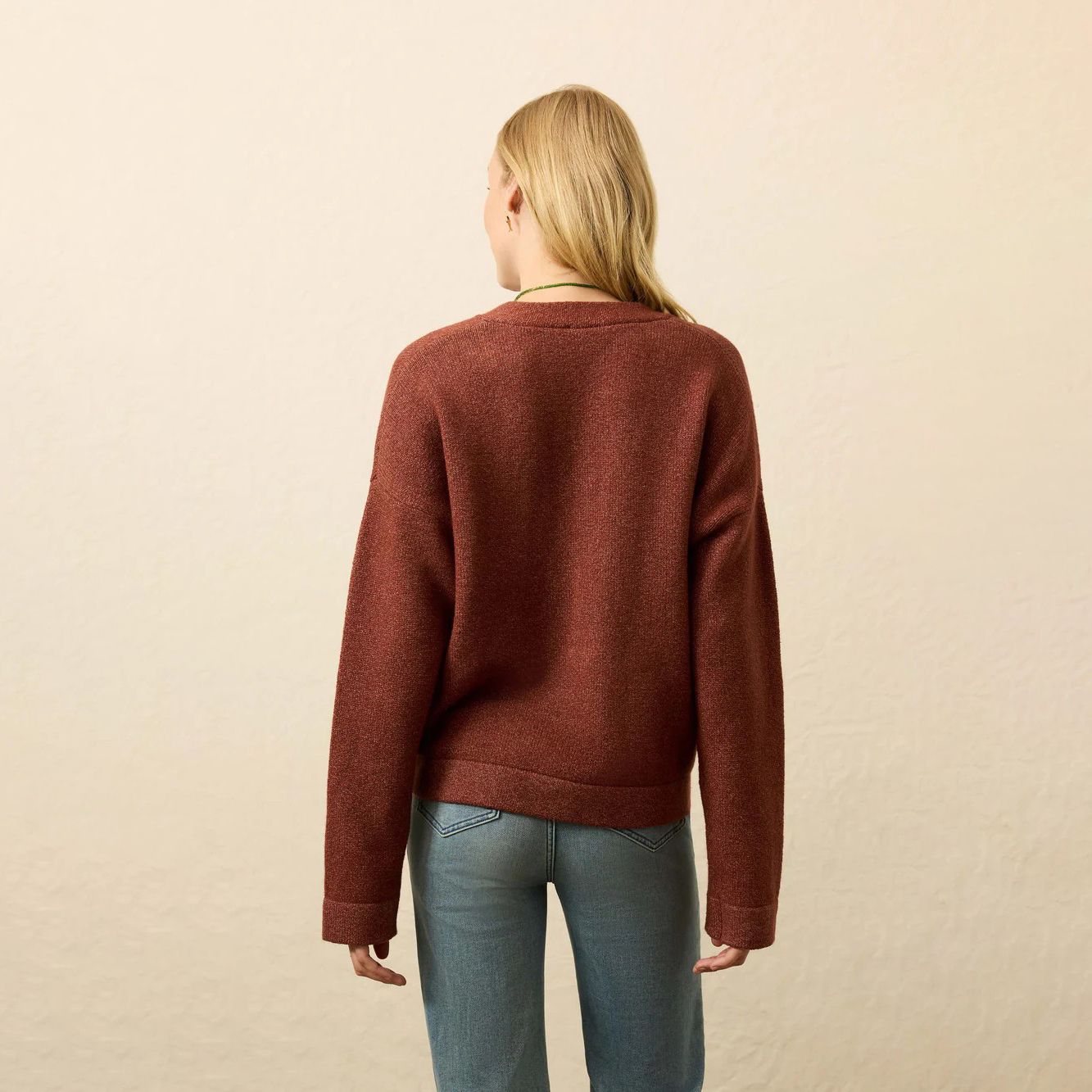 Faherty Women's Jackson V-Neck Popover Sweater product image