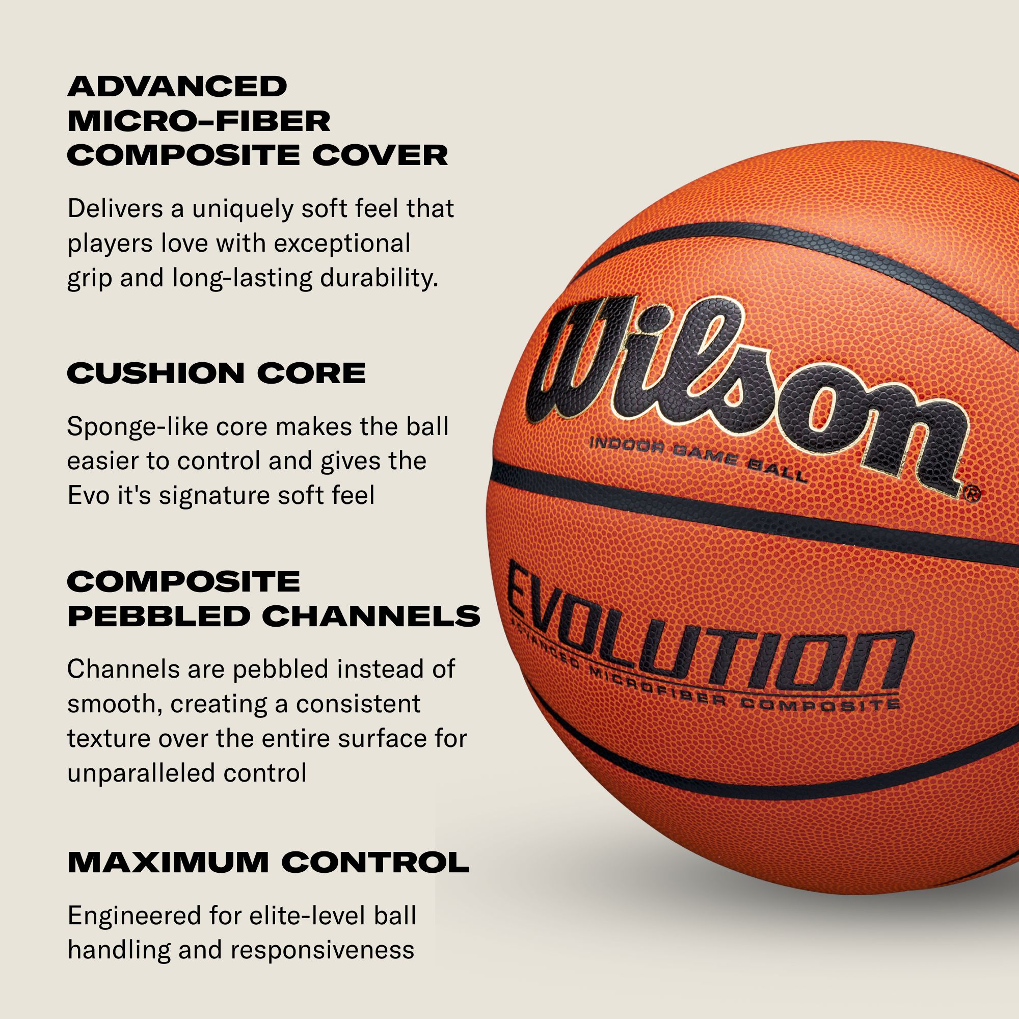Wilson Evolution Game Basketball - DSG Exclusive product image