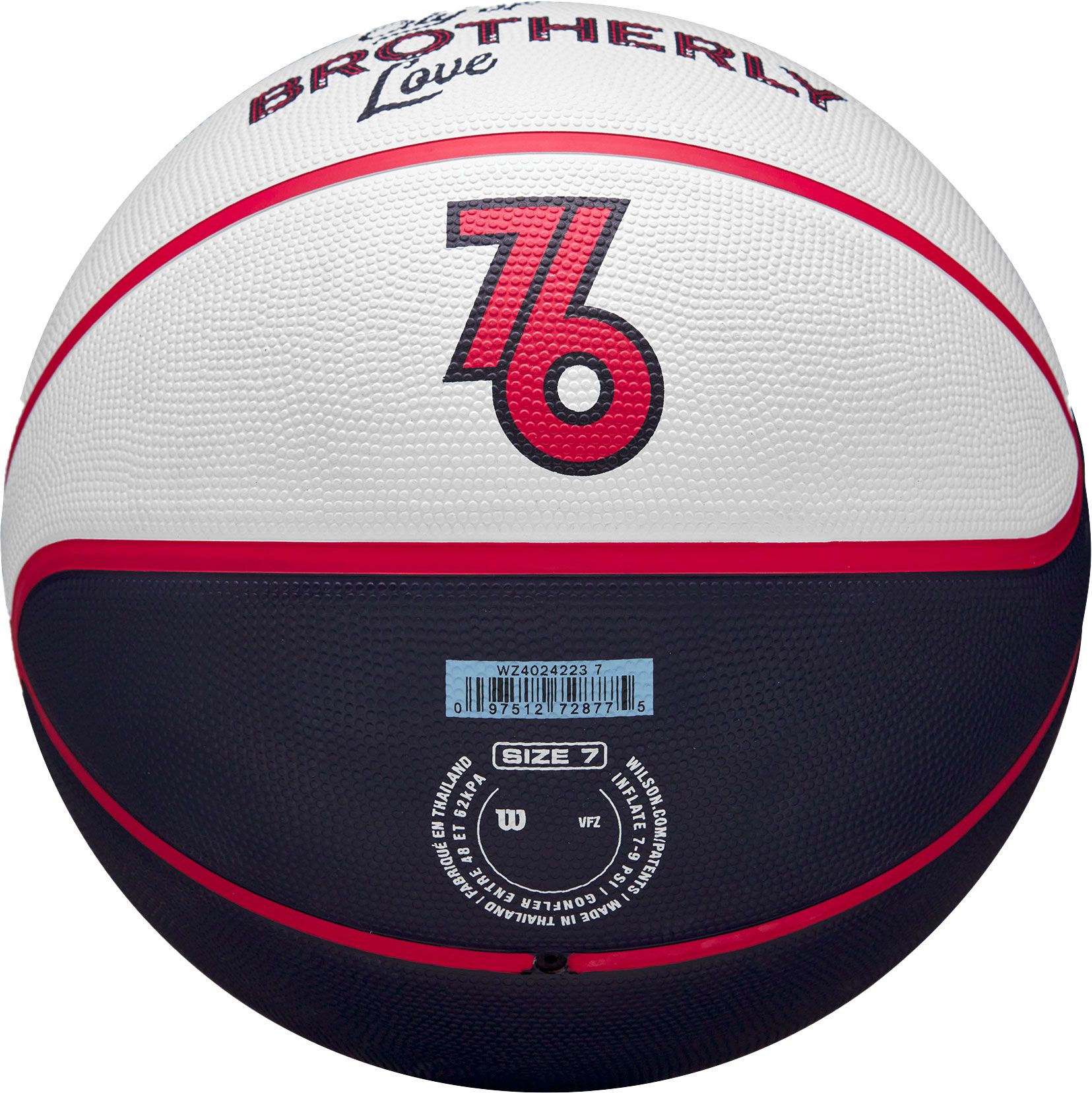 Wilson 2023-24 City Edition Philadelphia 76ers Full Size Icon Basketball