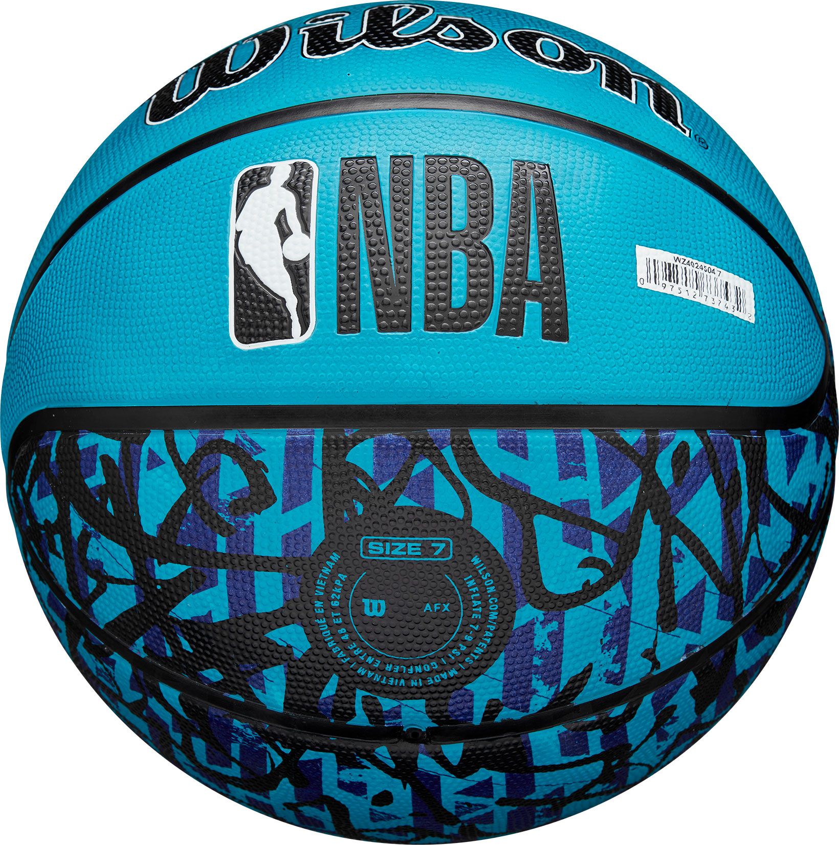 Wilson Charlotte Hornets Graffiti Full Size Basketball product image