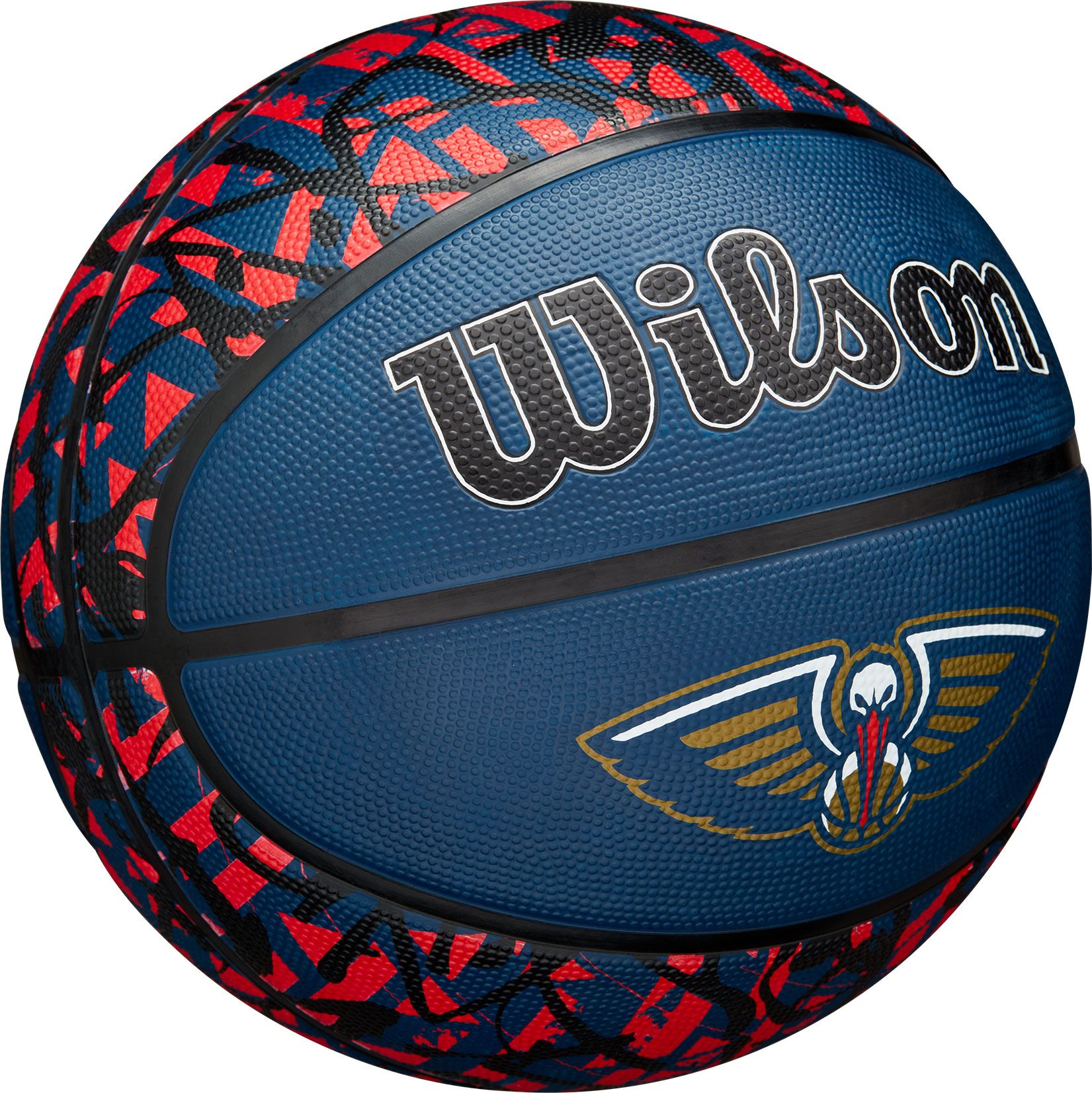 Wilson New Orleans Pelicans Graffiti Full Size Basketball product image