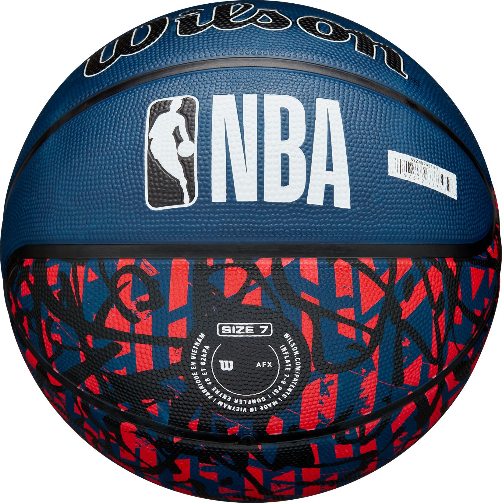Wilson New Orleans Pelicans Graffiti Full Size Basketball product image