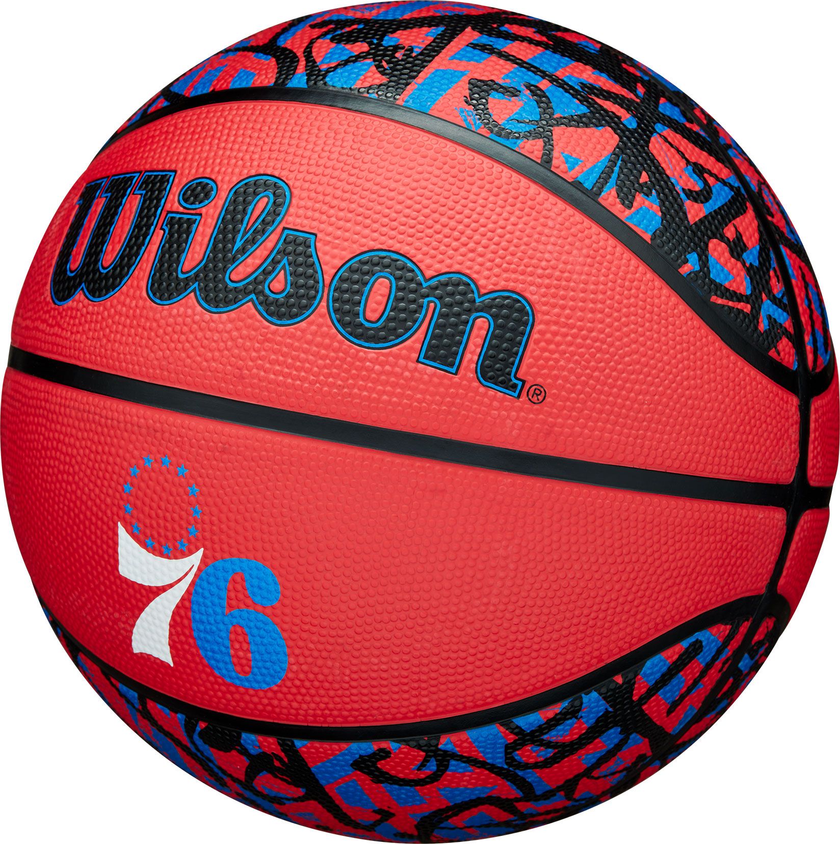 Wilson Philadelphia 76ers Graffiti Full Size Basketball product image