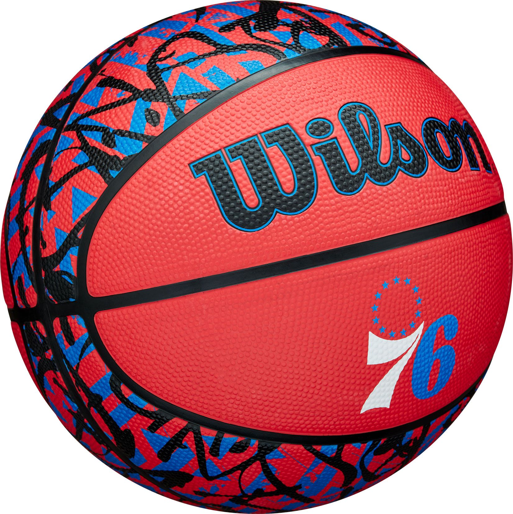 Wilson Philadelphia 76ers Graffiti Full Size Basketball product image