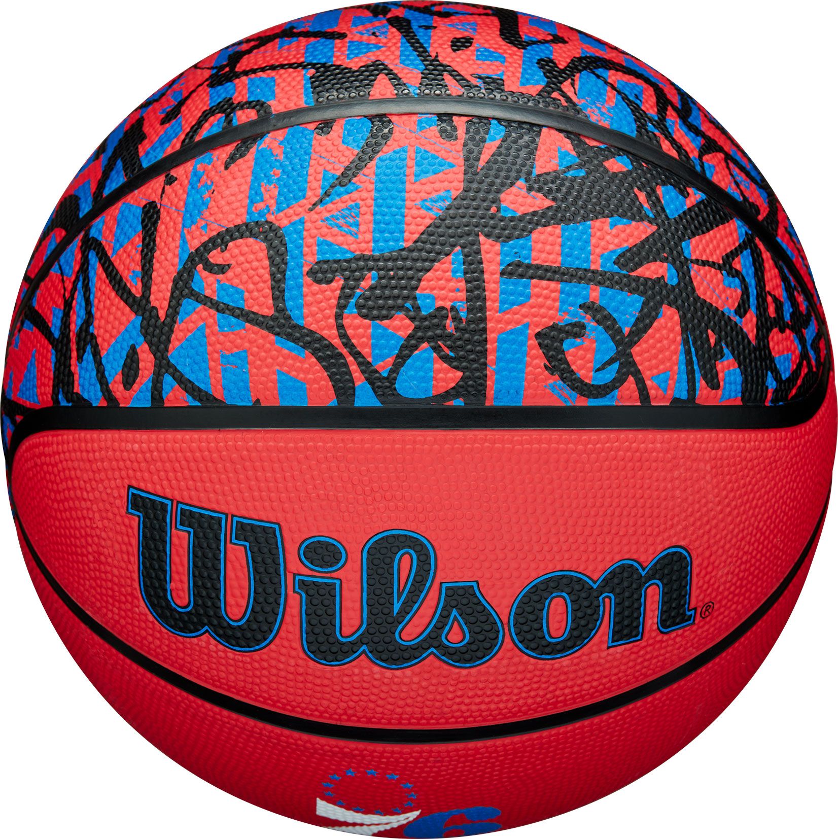 Wilson Philadelphia 76ers Graffiti Full Size Basketball product image