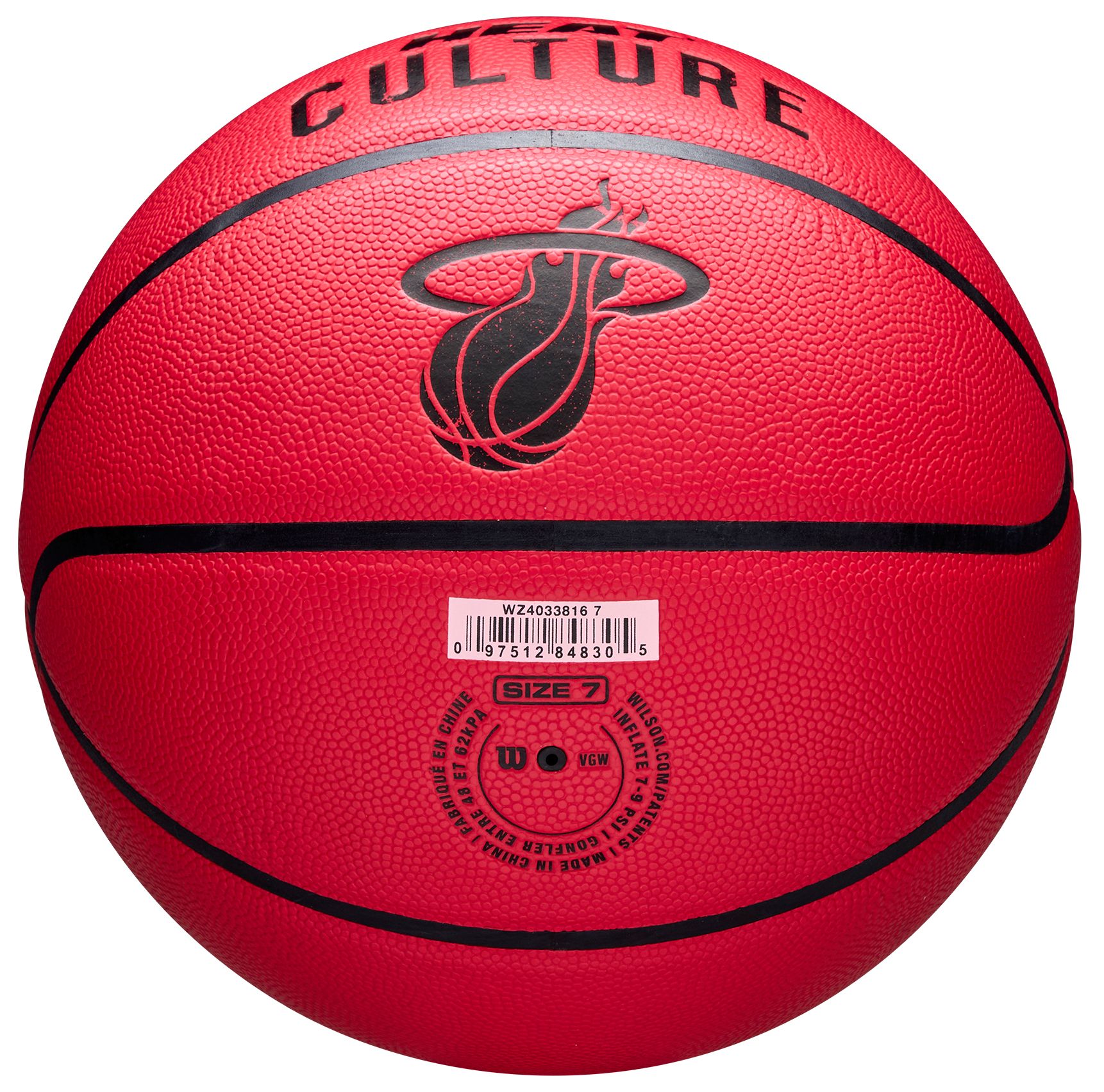 Wilson 2024-25 City Edition Miami Heat Collector Basketball product image
