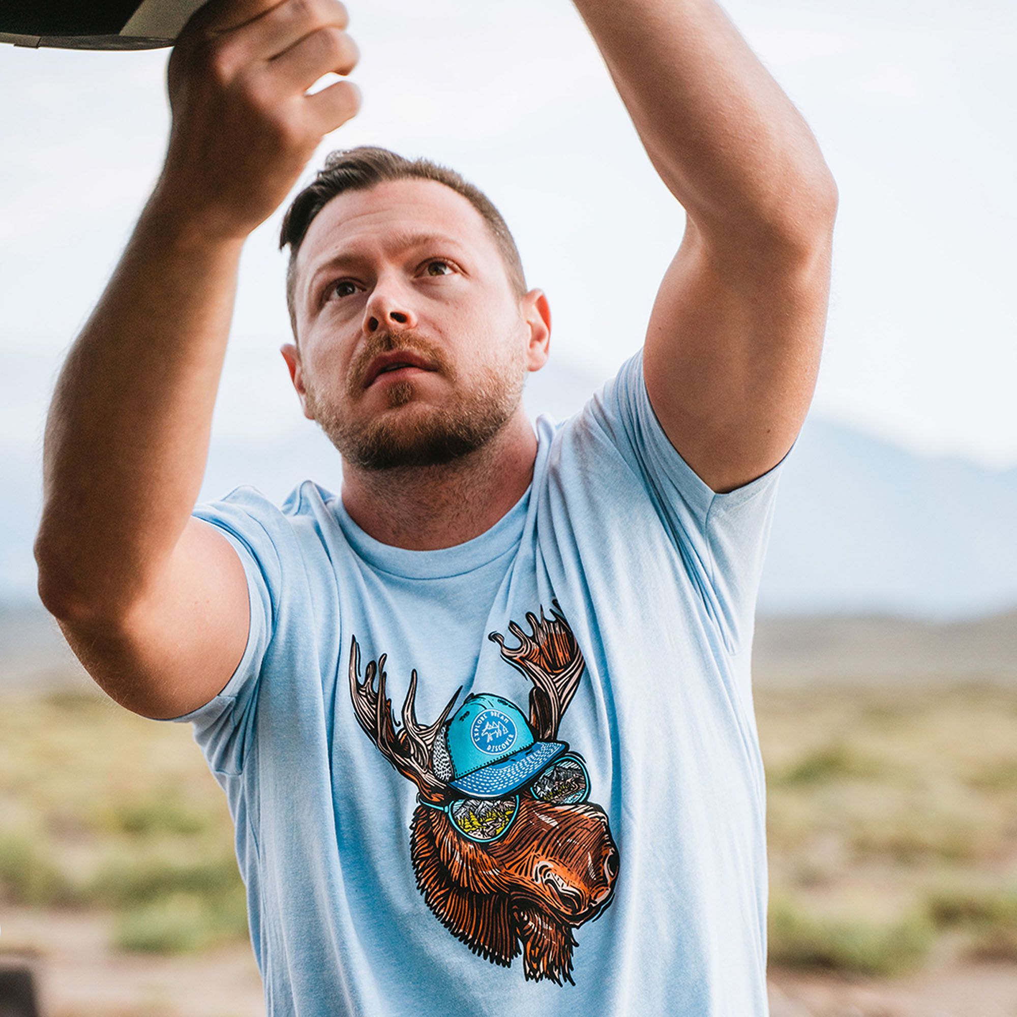 Wild Tribute Men's Rocky The Moose Shirt product image