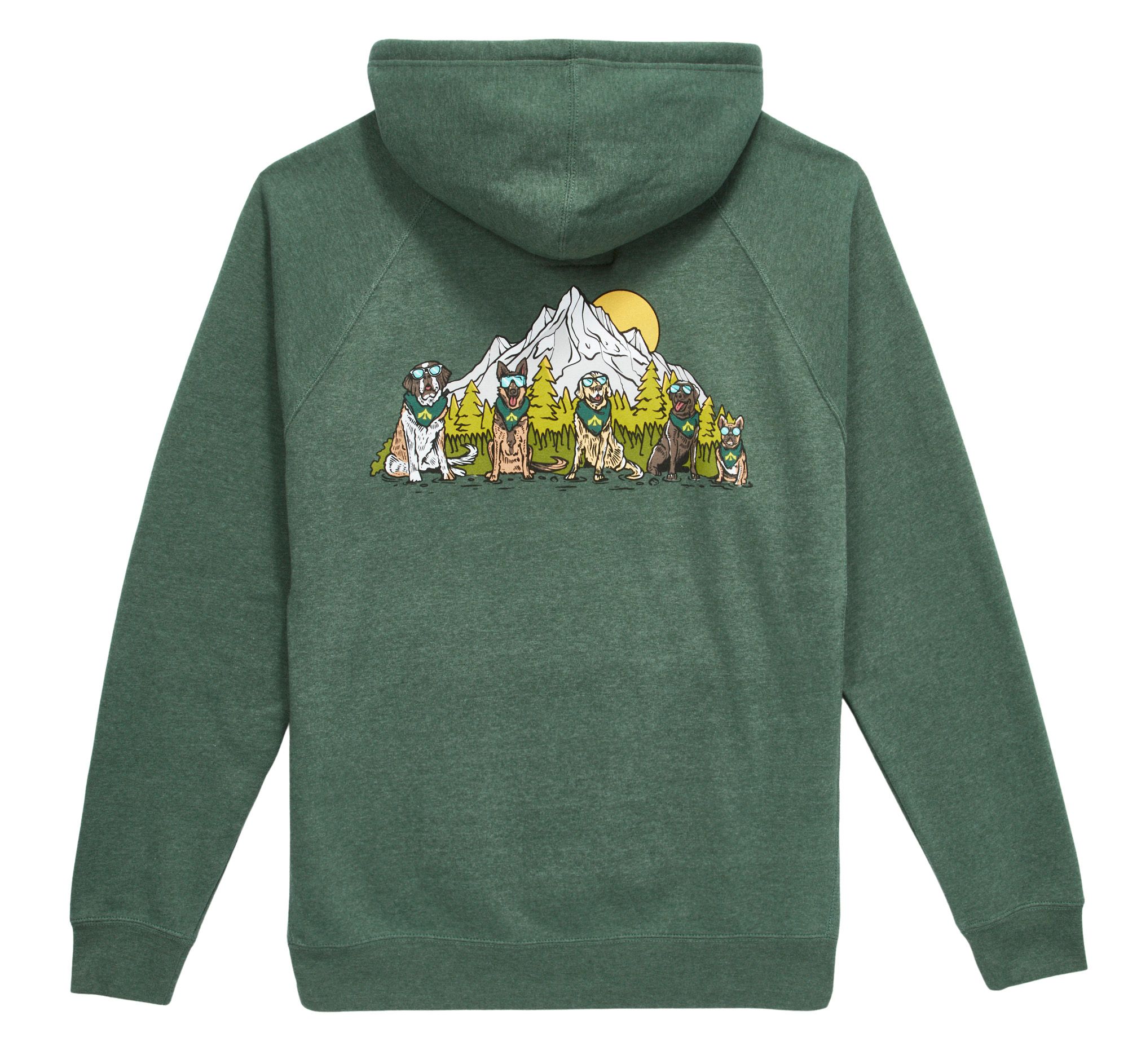 Wild Tribute x Public Lands Adult Dogs Long Sleeve Hoodie product image