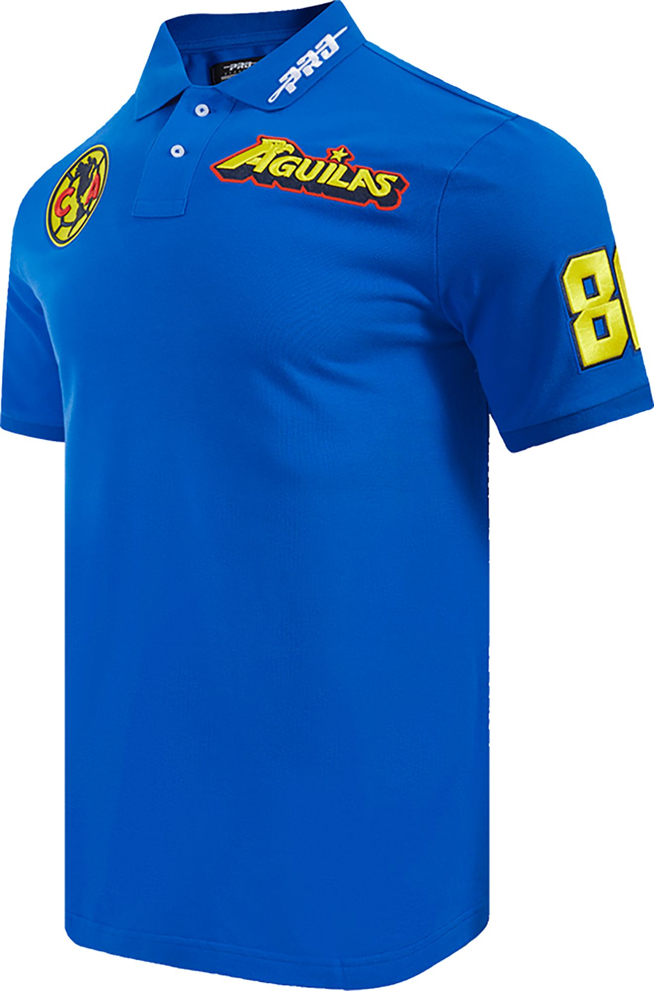 Pro Standard Men's Club America Blue Multi-Graphic Polo product image