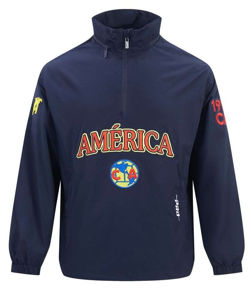 Pro Standard Adult Club America Navy Twill 1/4 Zip Jacket | Dick's