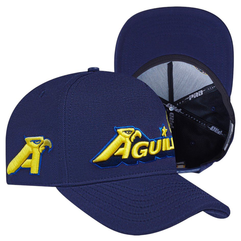 Pro Standard Men's Club America Navy Multi-Graphic Snapback Adjustable Hat product image