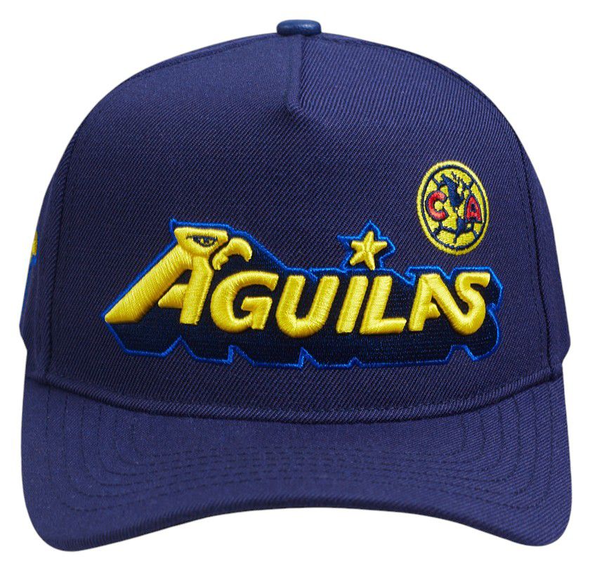 Pro Standard Men's Club America Navy Multi-Graphic Snapback Adjustable Hat product image