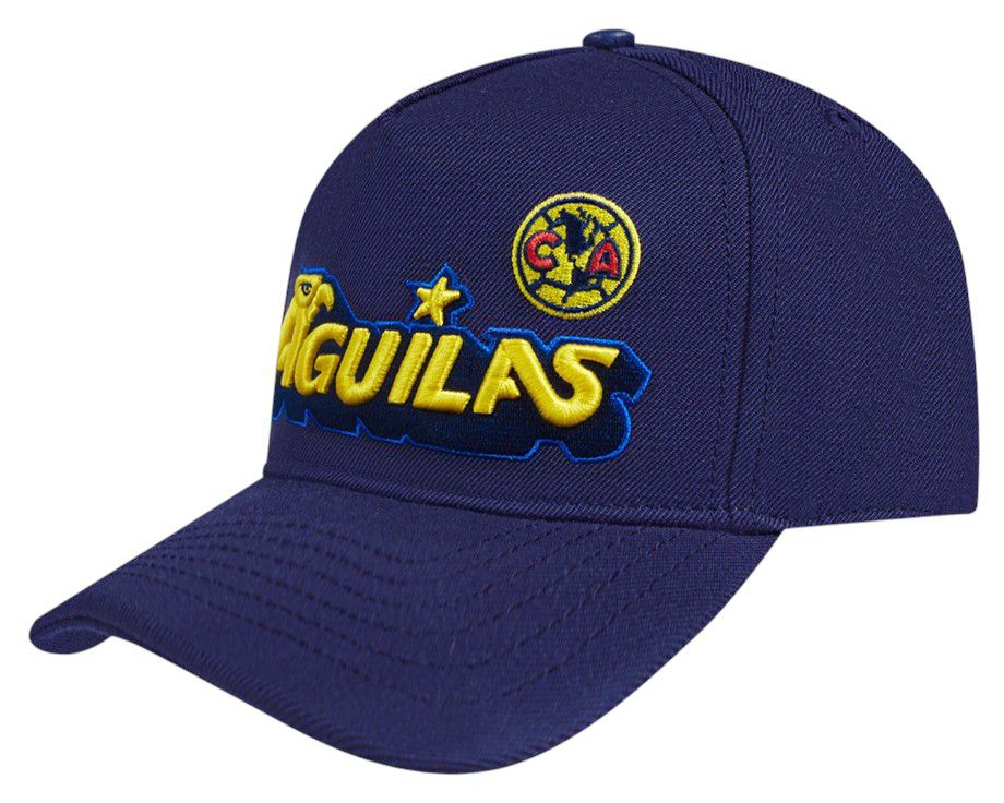 Pro Standard Men's Club America Navy Multi-Graphic Snapback Adjustable Hat product image