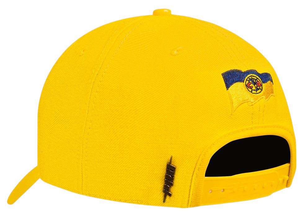 Pro Standard Men's Club America Yellow Multi-Graphic Snapback Adjustable Hat product image