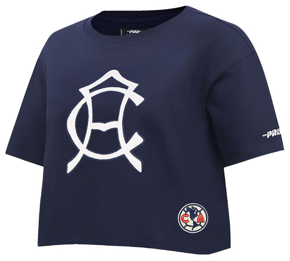 Pro Standard Women's Club America Navy Home Graphic Boxy T-Shirt product image