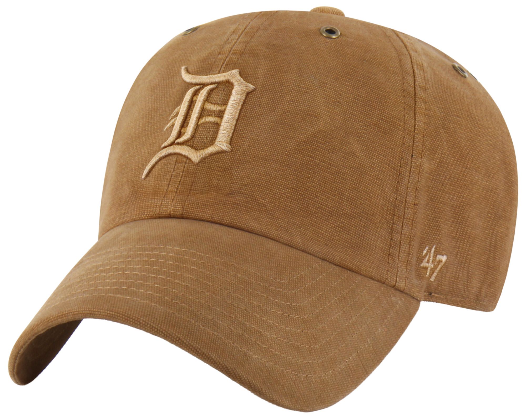 Carhartt x '47 Adult Detroit Tigers Brown Garment Dyed Clean Up Adjustable Hat product image