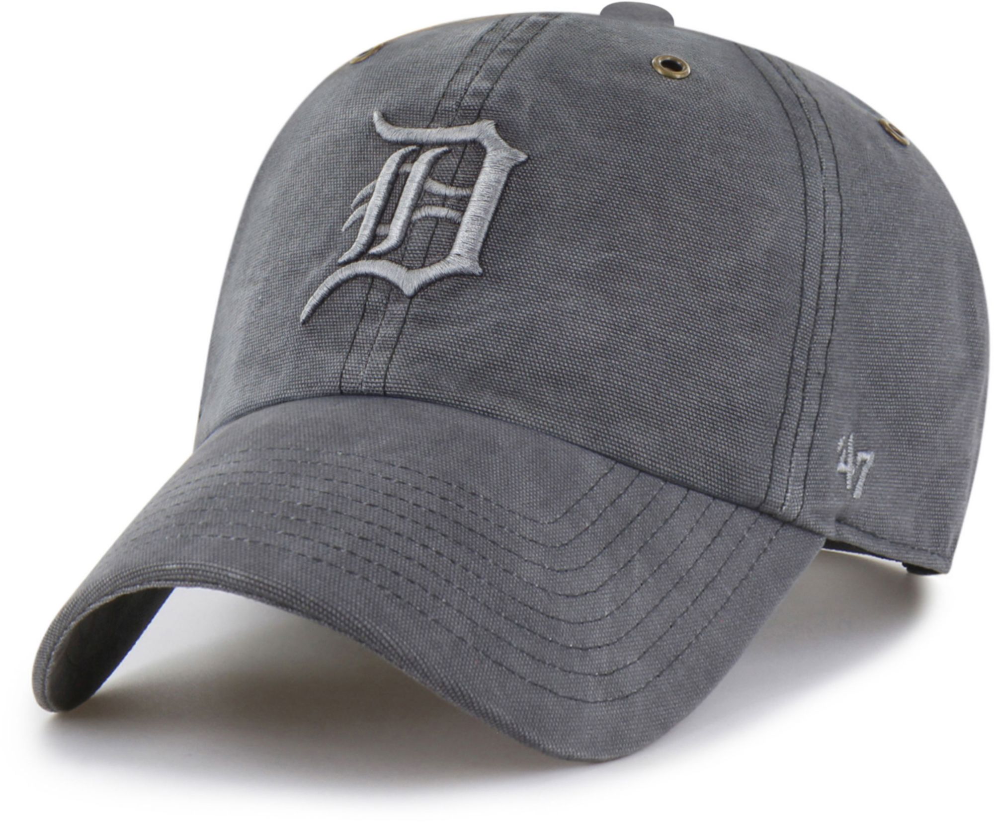 Carhartt x '47 Adult Detroit Tigers Charcoal Garment Dyed Clean Up Adjustable Hat product image