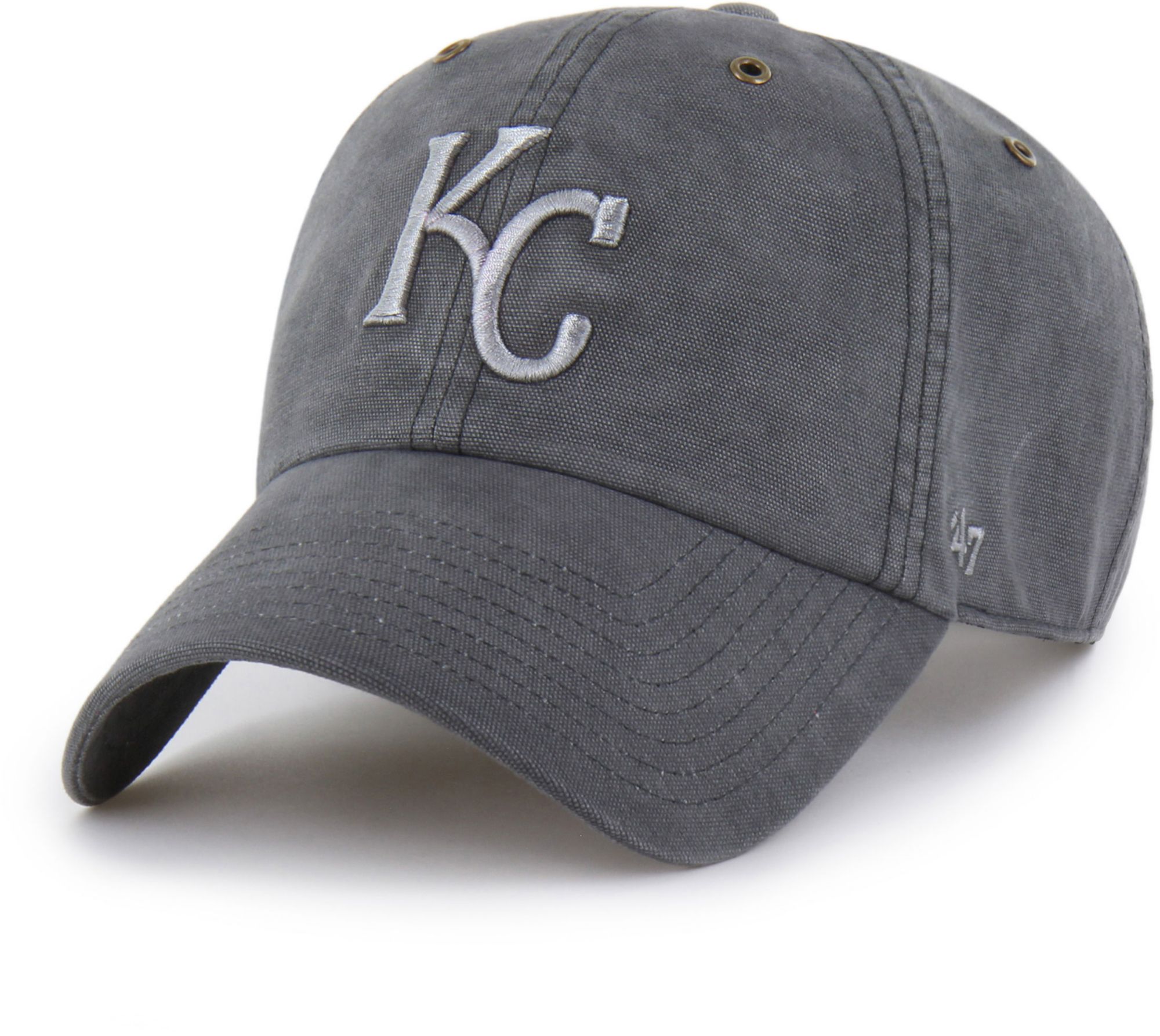 Carhartt x '47 Adult Kansas City Royals Charcoal Garment Dyed Clean Up Adjustable Hat product image