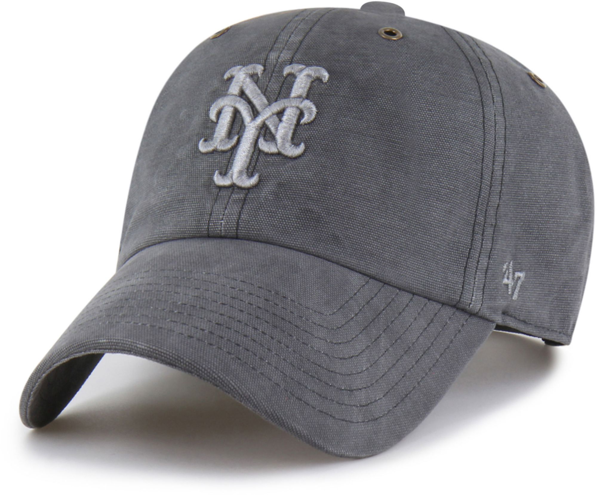 Carhartt x '47 Adult New York Mets Charcoal Garment Dyed Clean Up Adjustable Hat product image
