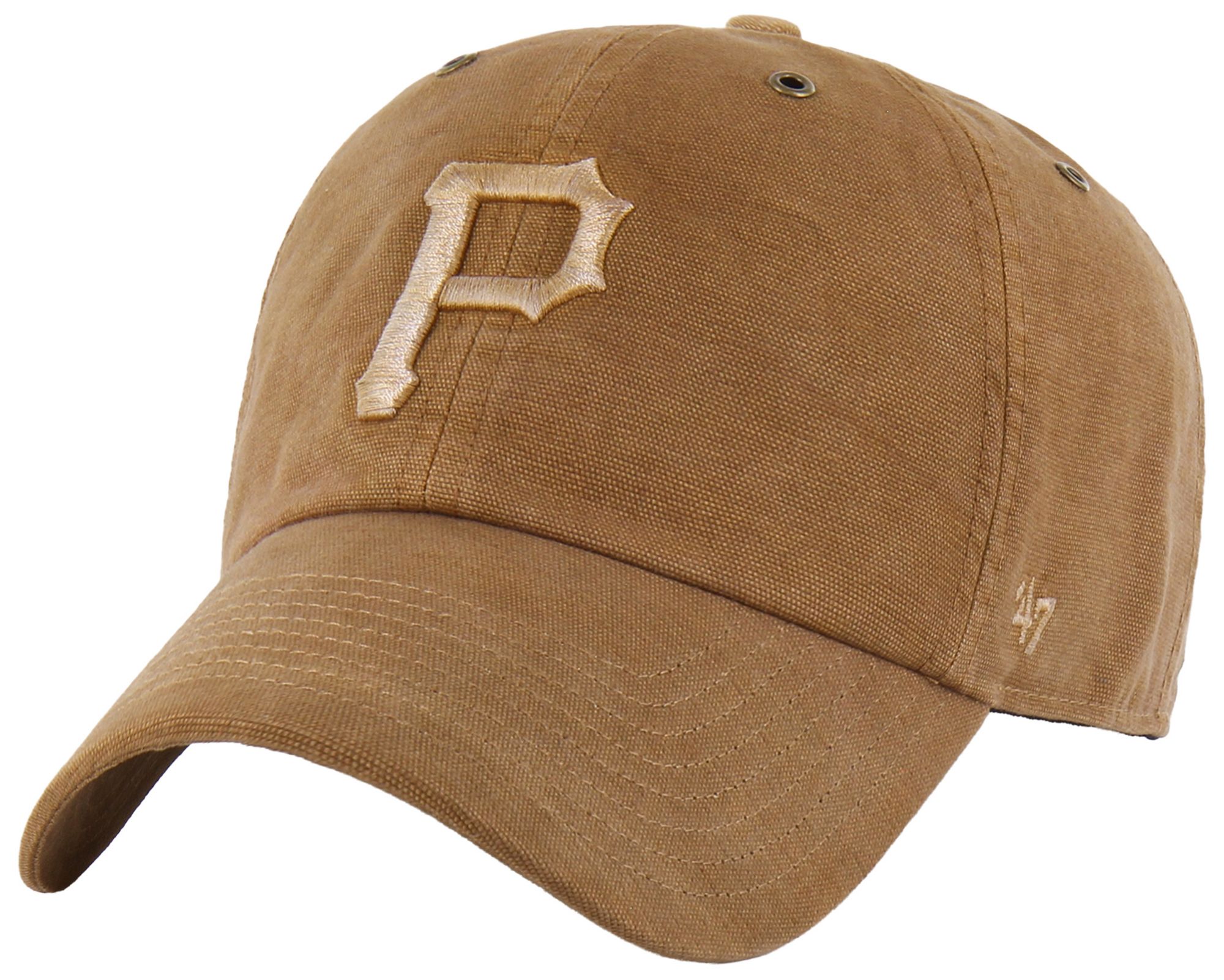 Carhartt x '47 Adult Pittsburgh Pirates Brown Dyed Clean Up