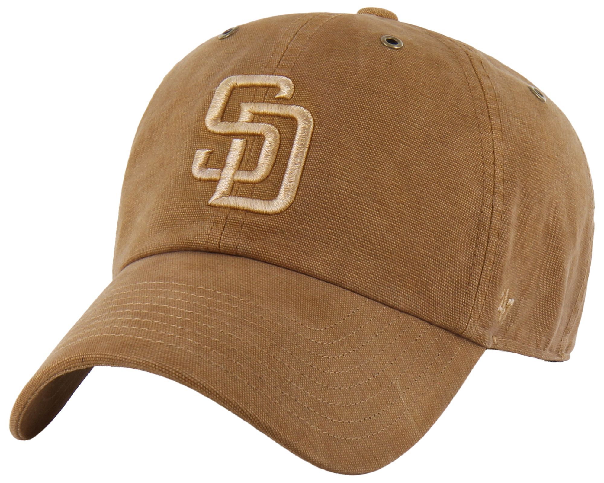 Carhartt x '47 Adult San Diego Padres Brown Garment Dyed Clean Up Adjustable Hat product image