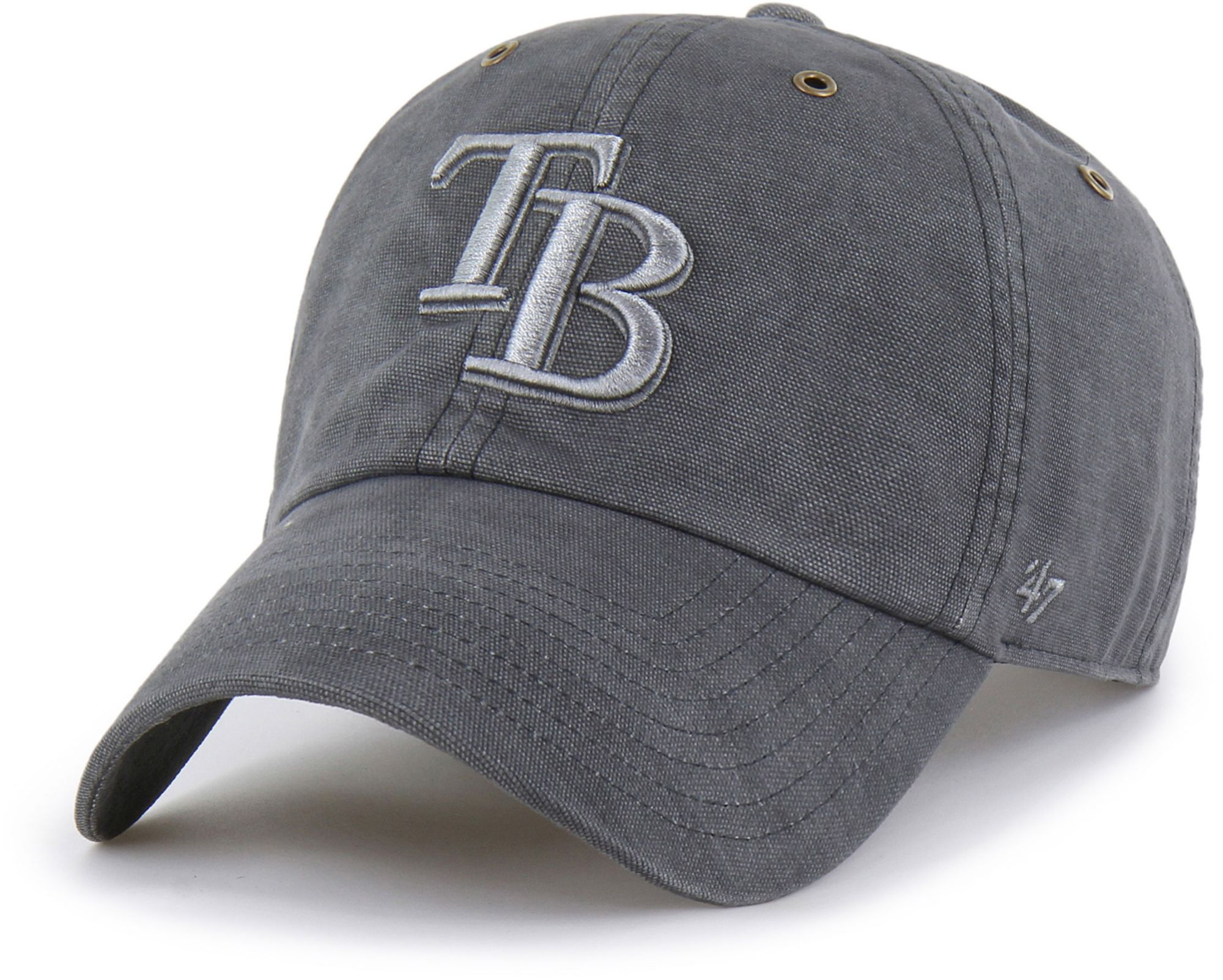 Carhartt x '47 Adult Tampa Bay Rays Charcoal Garment Dyed Clean Up Adjustable Hat product image