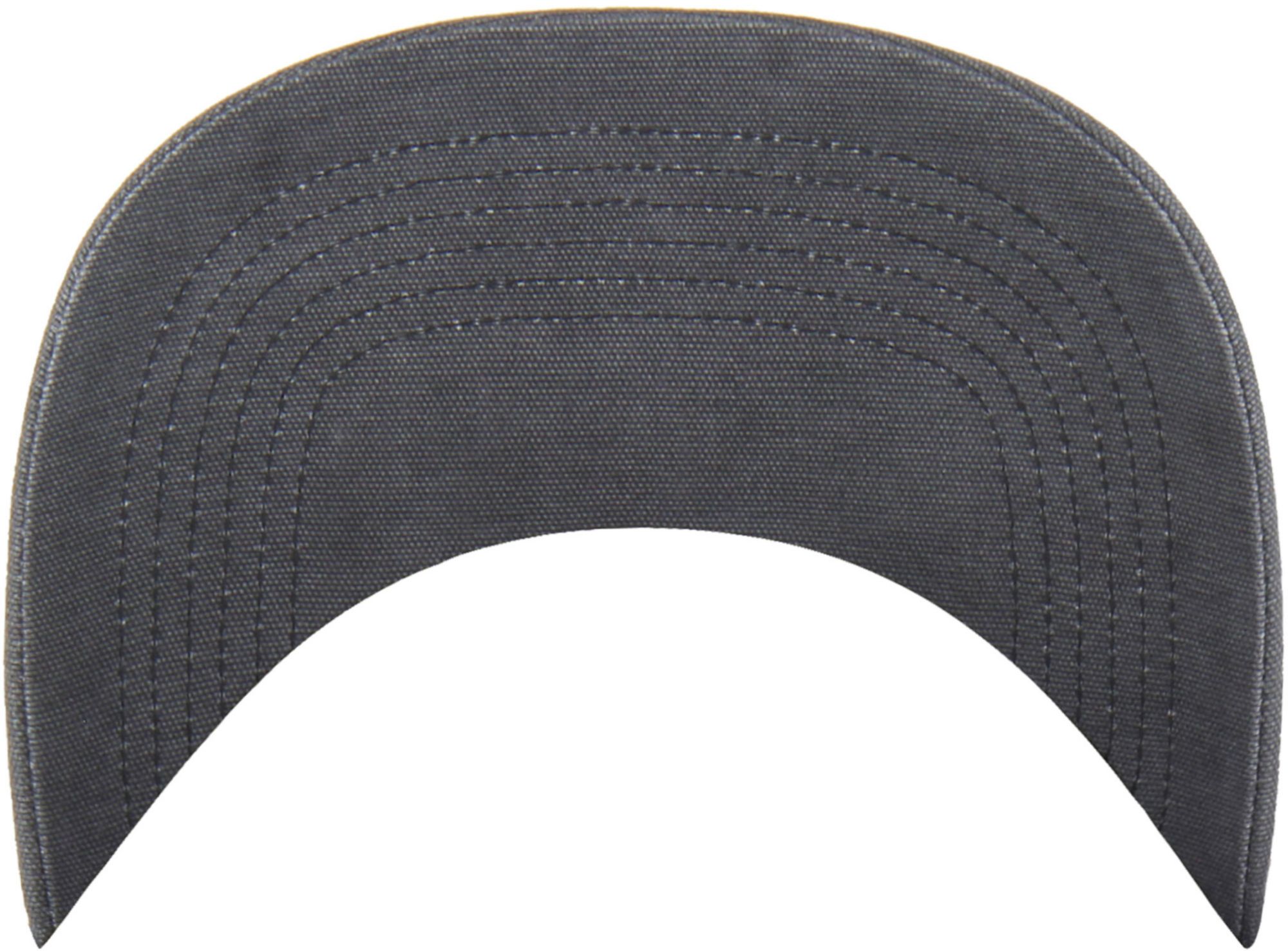 Carhartt x '47 Adult Atlanta Braves Charcoal Garment Dyed Trucker Adjustable Hat product image