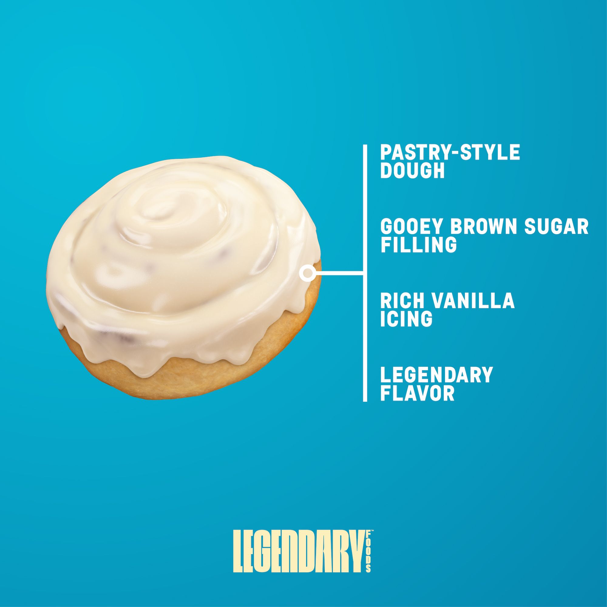 Legendary Food Protein Sweet Roll