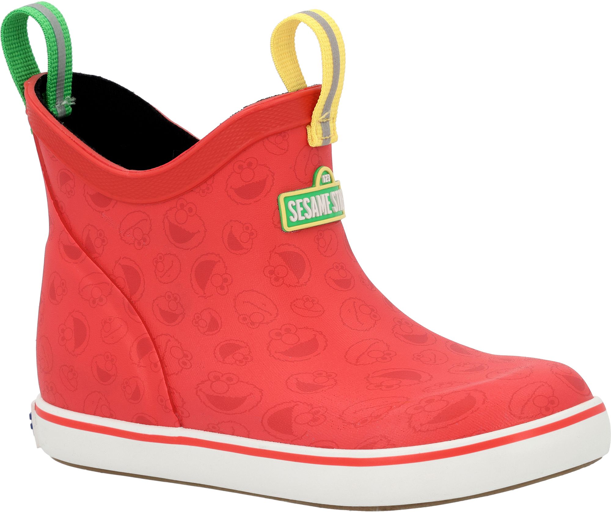 XtraTuf Kids Sesame Street Elmo Ankle Deck Boots product image
