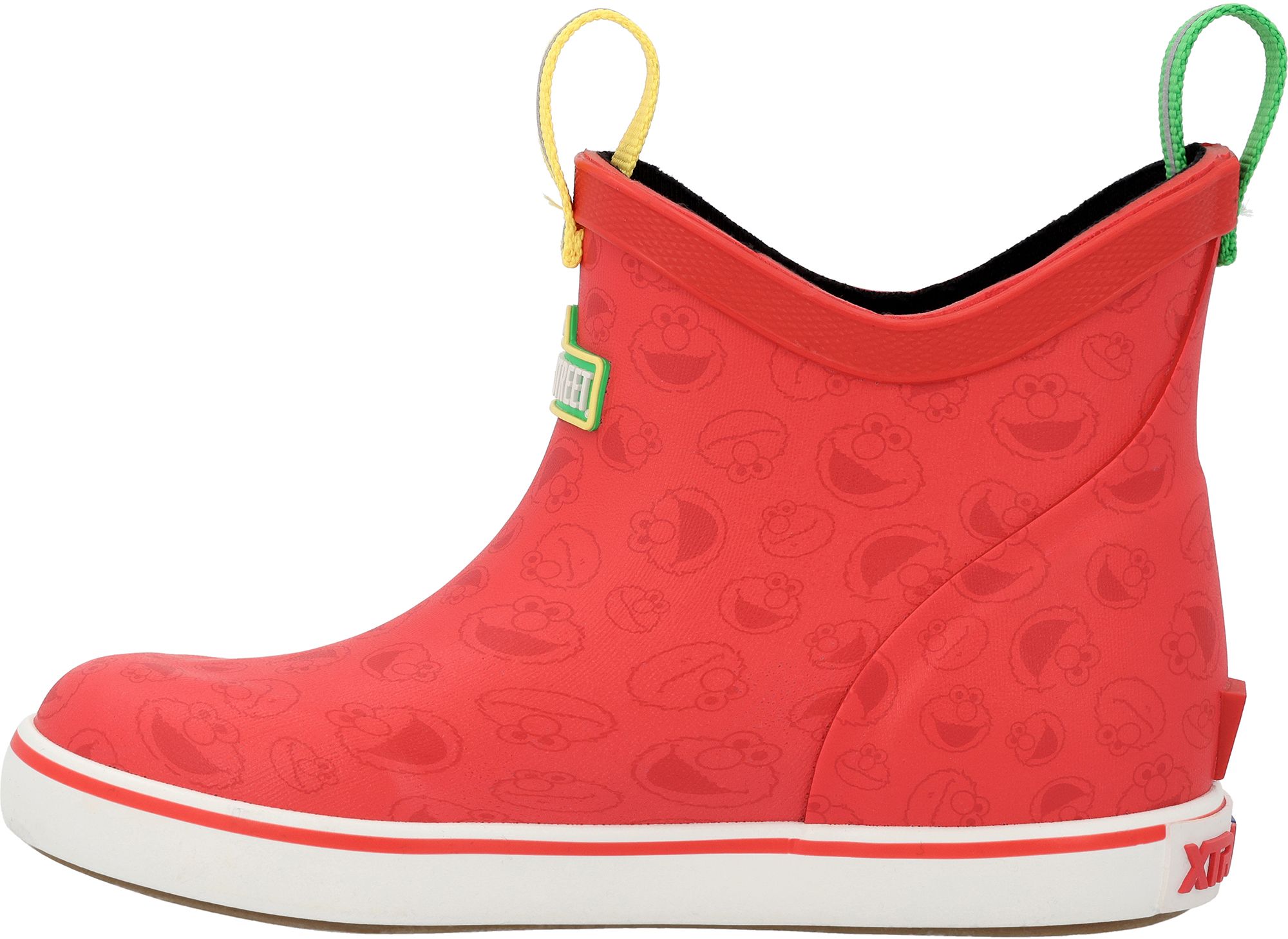 XtraTuf Kids Sesame Street Elmo Ankle Deck Boots product image