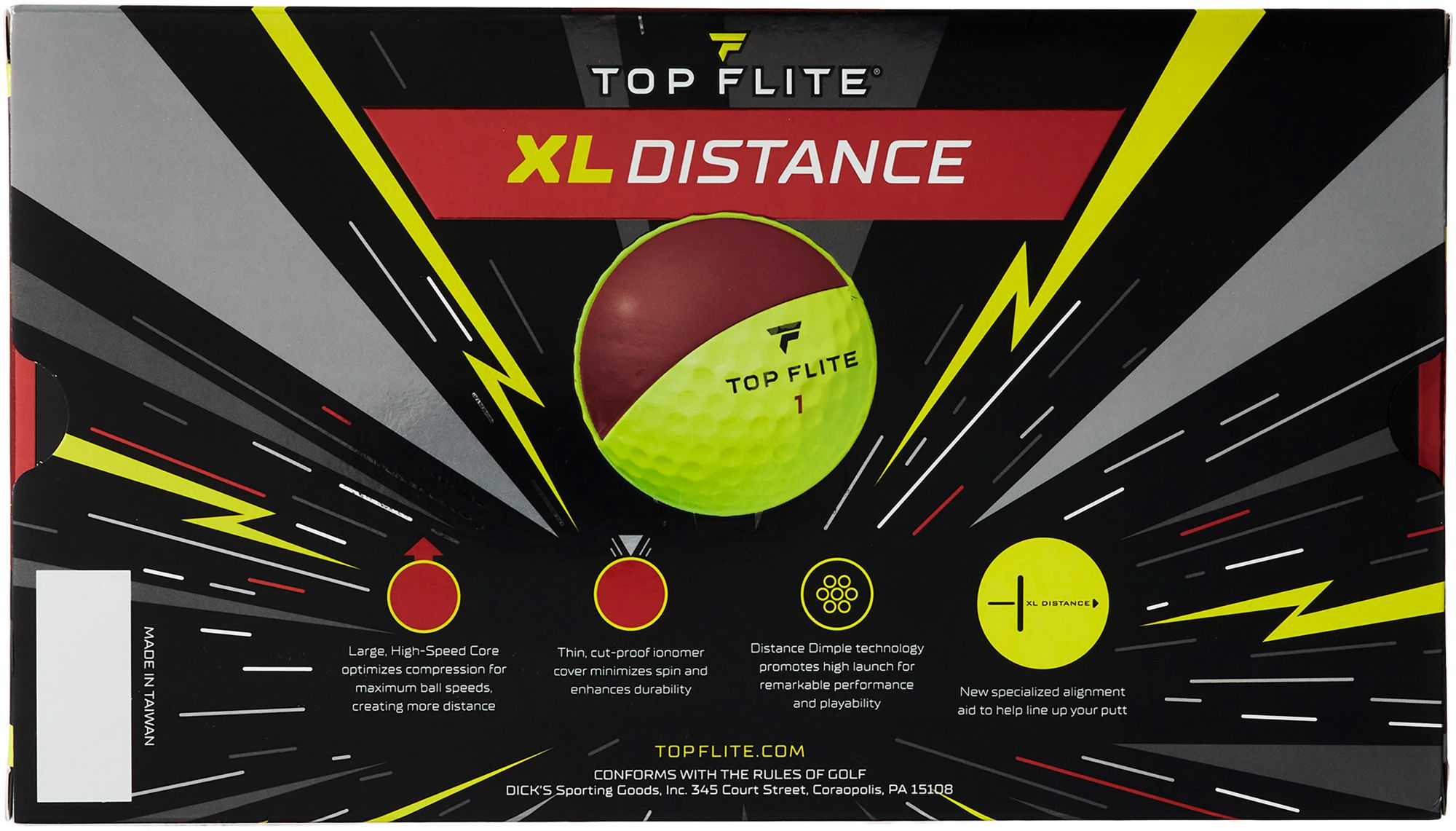Top Flite XL Distance Personalized Golf Balls - 15 Pack product image