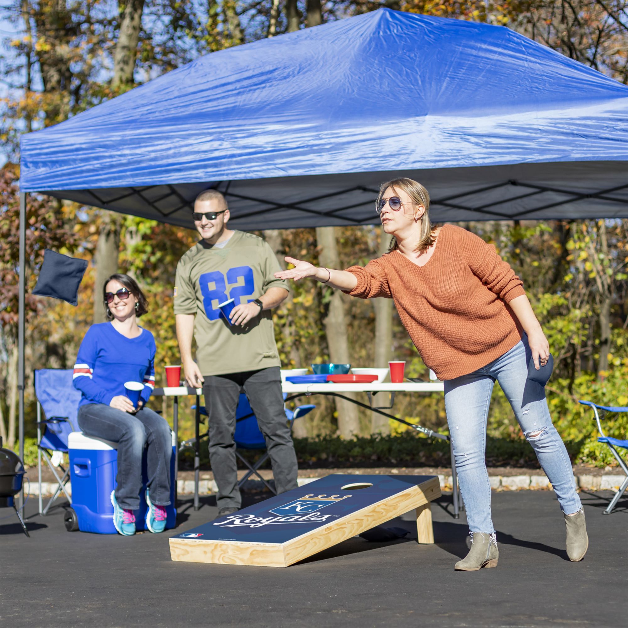 Wild Sports Kansas City Royals 2' x 4' Cornhole Board Set product image