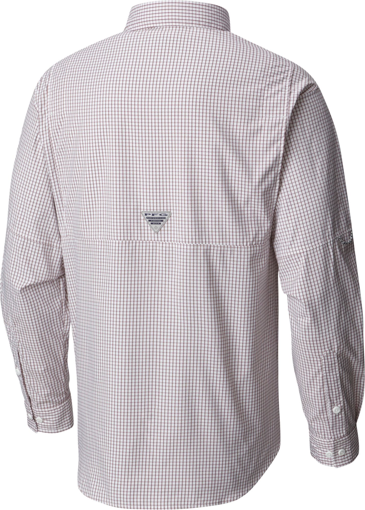 Columbia Men's Florida State Seminoles Garnet Gingham Tamiami Long Sleeve Shirt product image