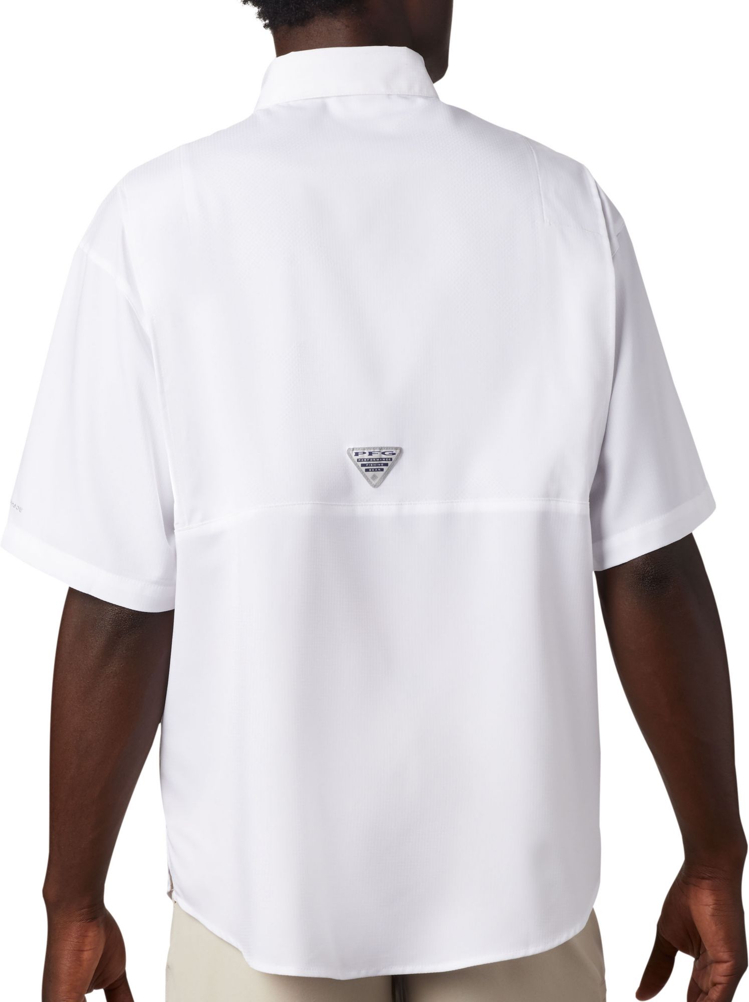 Columbia Men's West Virginia Mountaineers Tamiami Performance White Shirt product image