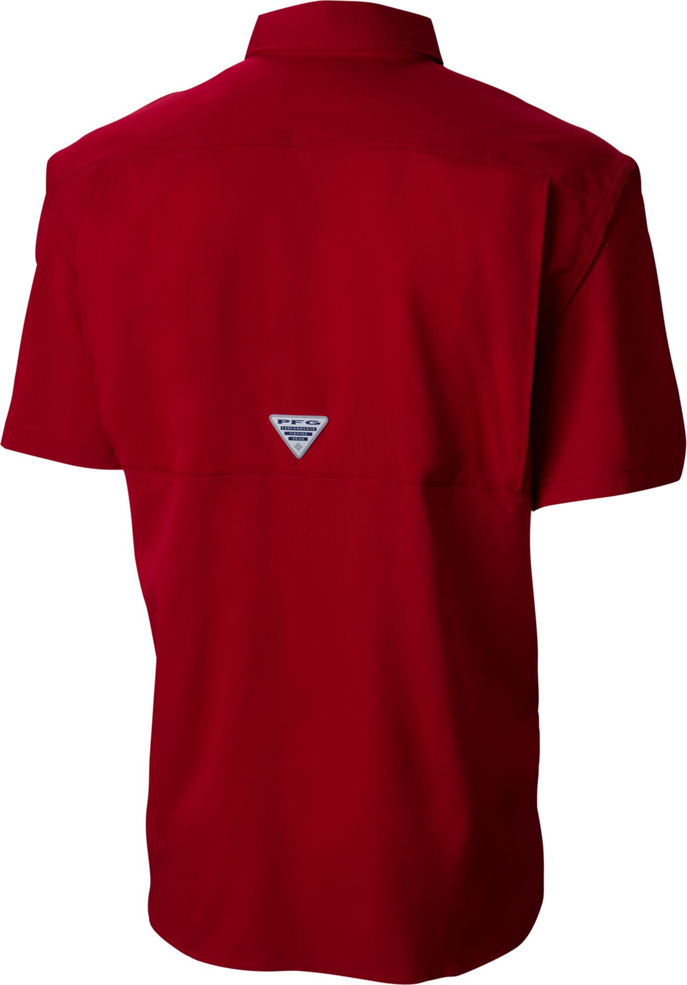 Columbia Men's Alabama Crimson Tide Crimson Low Drag Offshore Performance Button Down Shirt product image