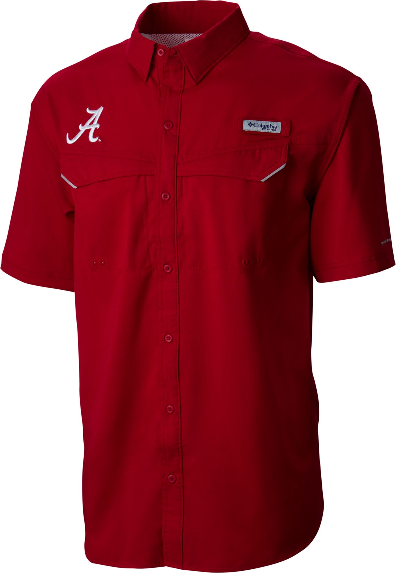 Columbia Men's Alabama Crimson Tide Crimson Low Drag Offshore Performance Button Down Shirt product image