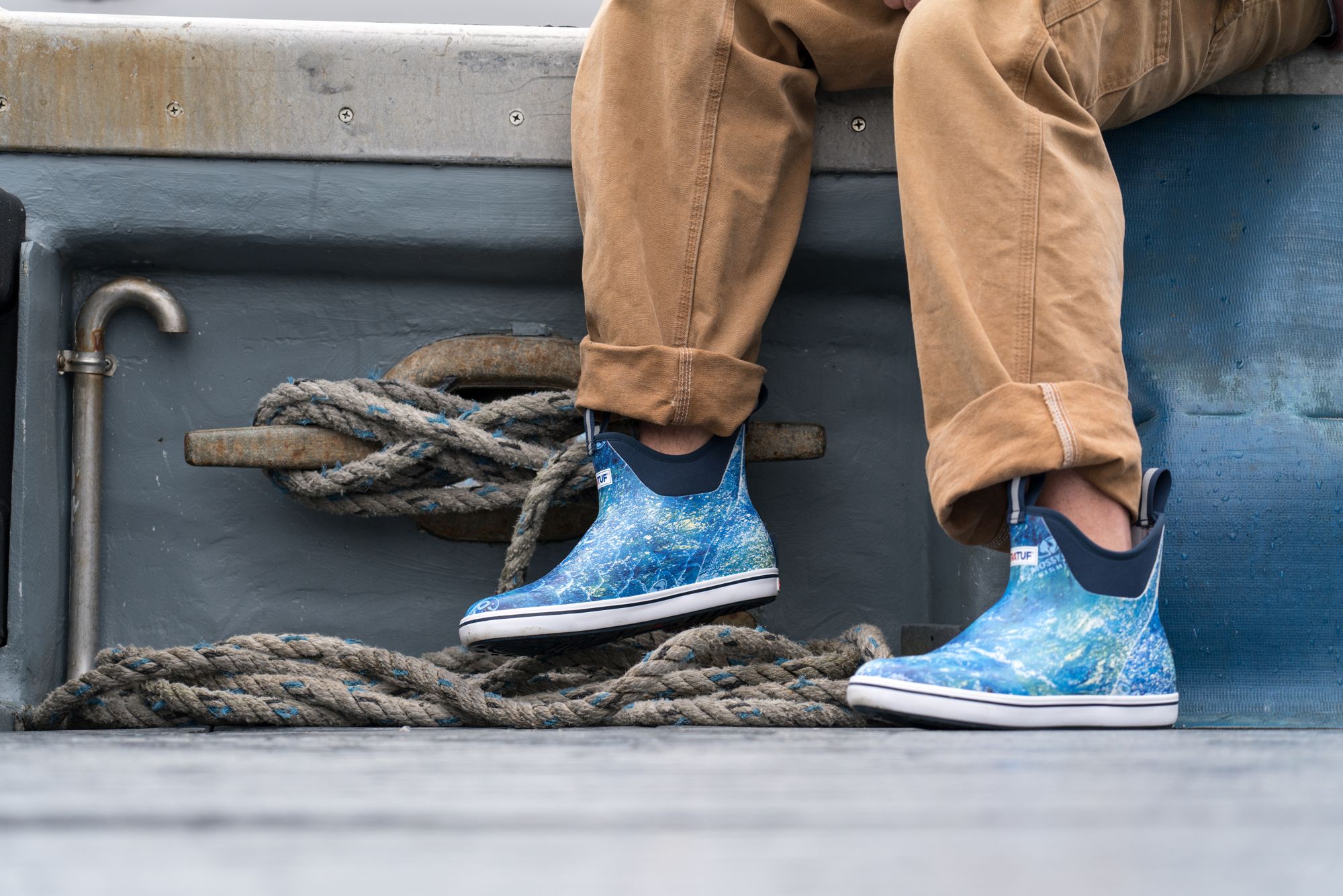 XtraTuf Men's 6" Ankle Deck Boots product image