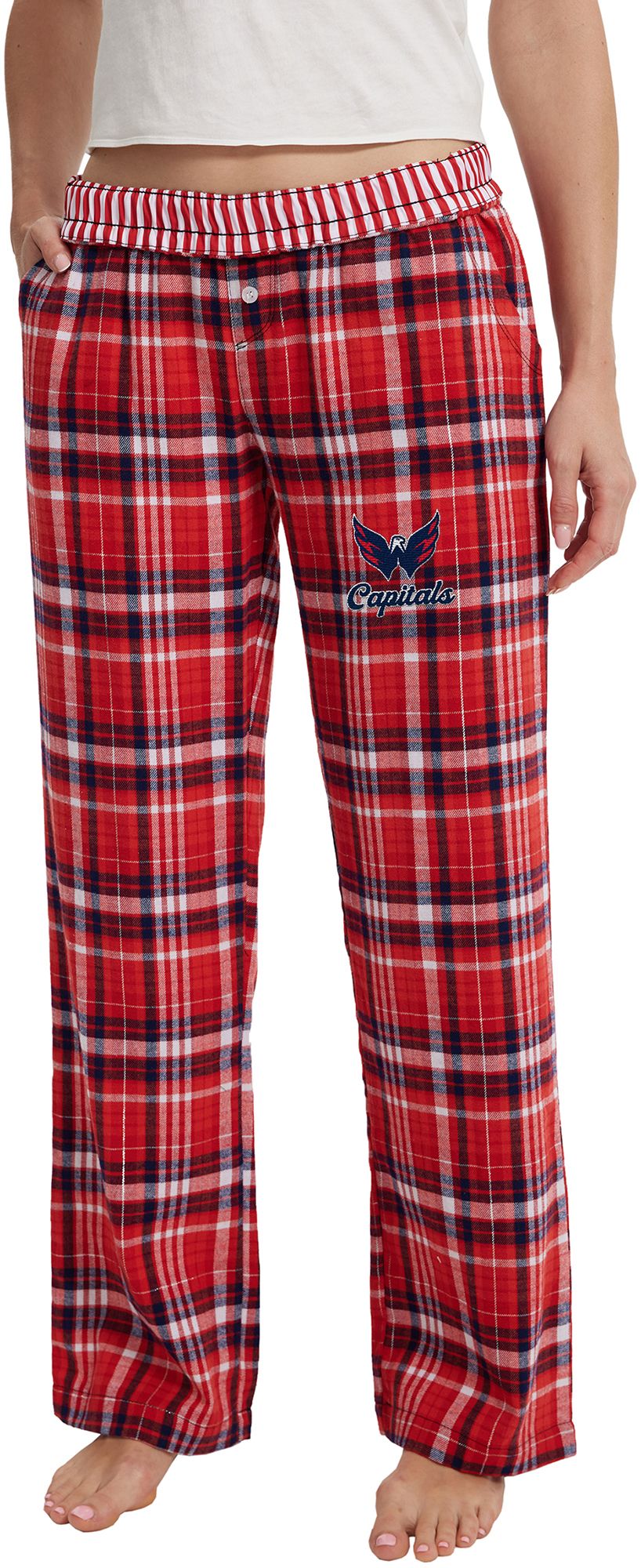 Concepts Sport Women's Washington Capitals Red Laney Flannel Sleep Pants product image