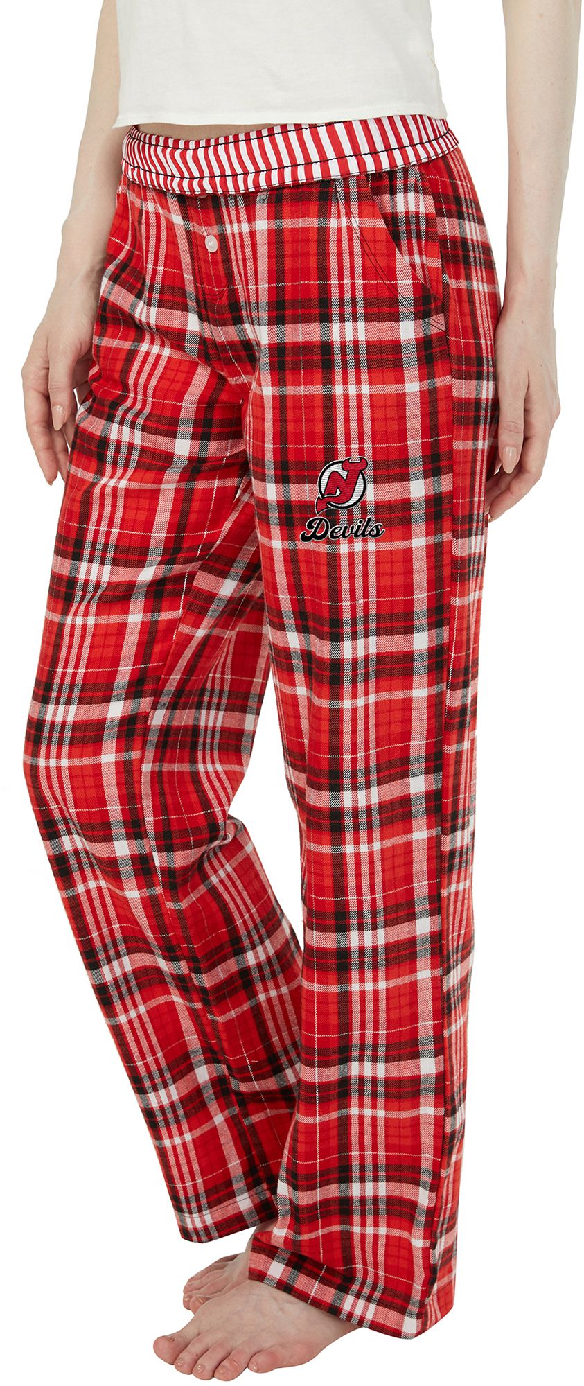 Concepts Sport Women's New Jersey Devils Red Laney Flannel Sleep Pants product image