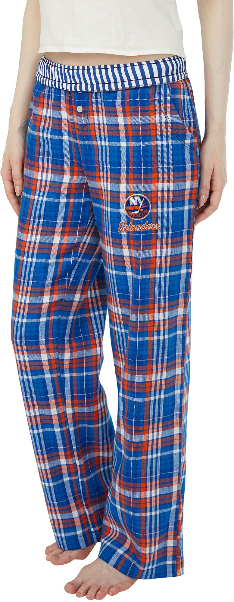 Concepts Sport Women's New York Islanders Blue Laney Flannel Sleep Pants product image