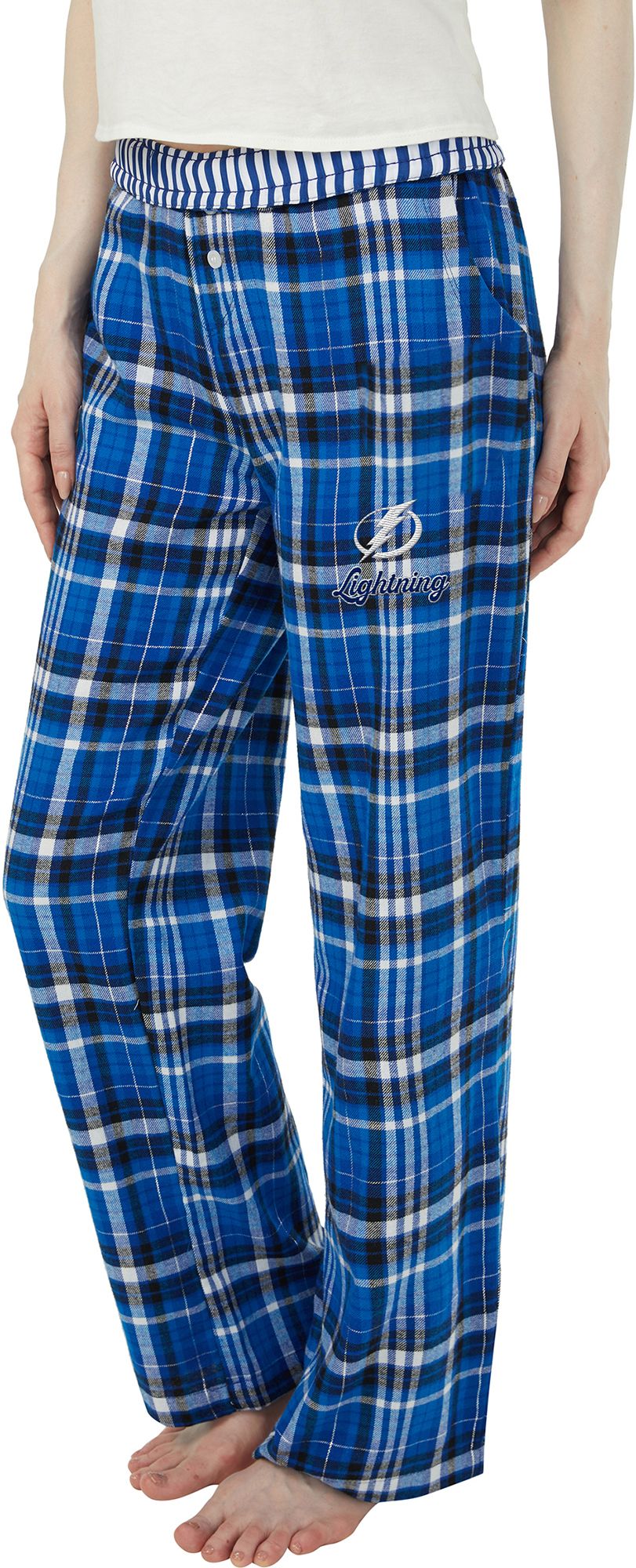 Concepts Sport Women's Tampa Bay Lightning Blue Laney Flannel Sleep Pants product image
