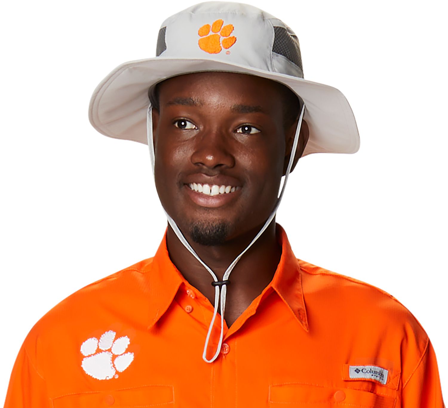 Columbia Adult Clemson Tigers Grey Bora Bora Booney Hat product image