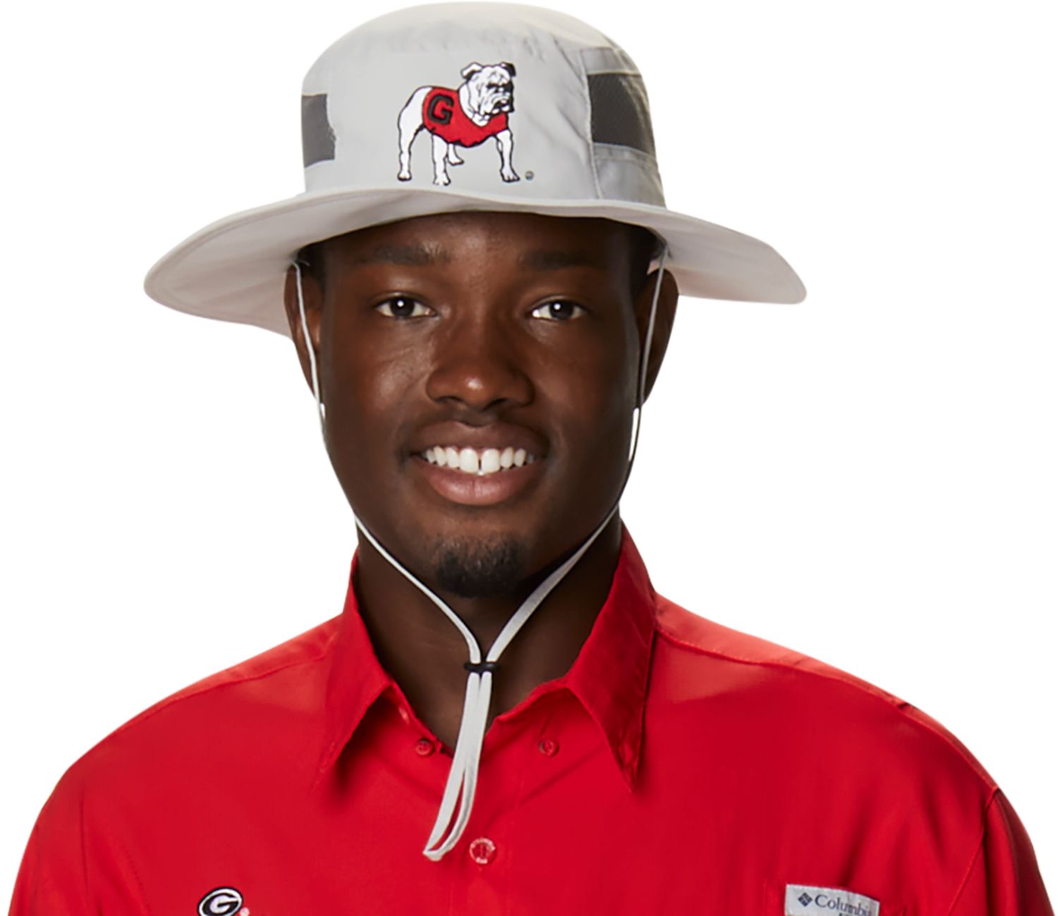 Columbia Adult Georgia Bulldogs Grey Bora Bora Booney Hat product image