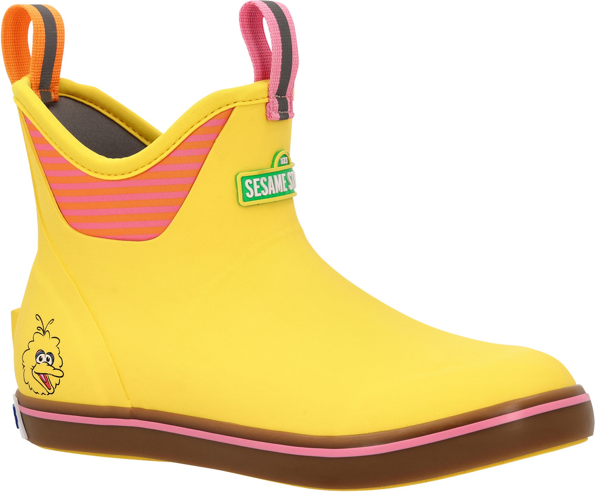 XtraTuf Womens Sesame Street Big Bird Ankle Deck Boots product image