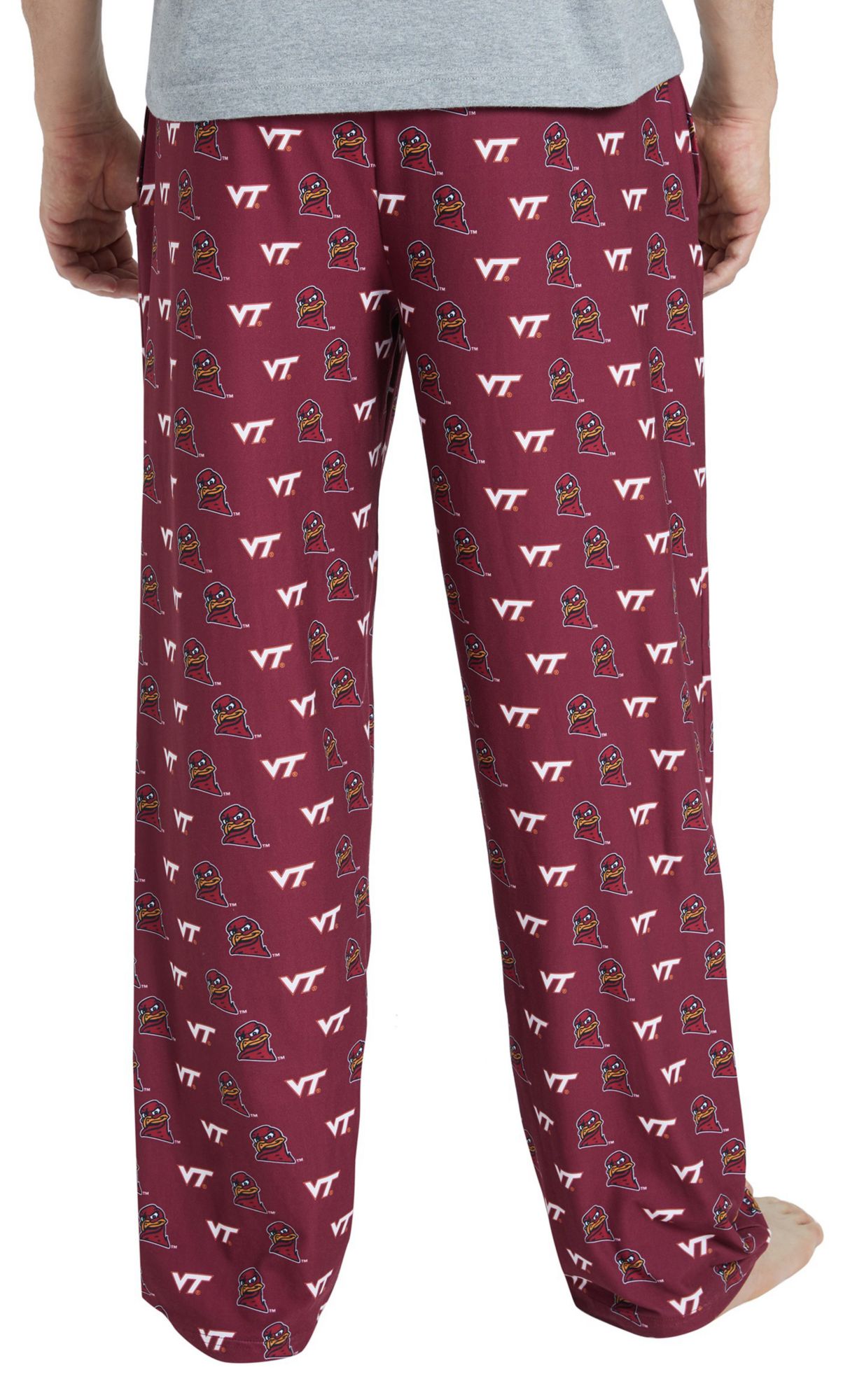 College Concepts Men's Virginia Tech Hokies Maroon Record All Over