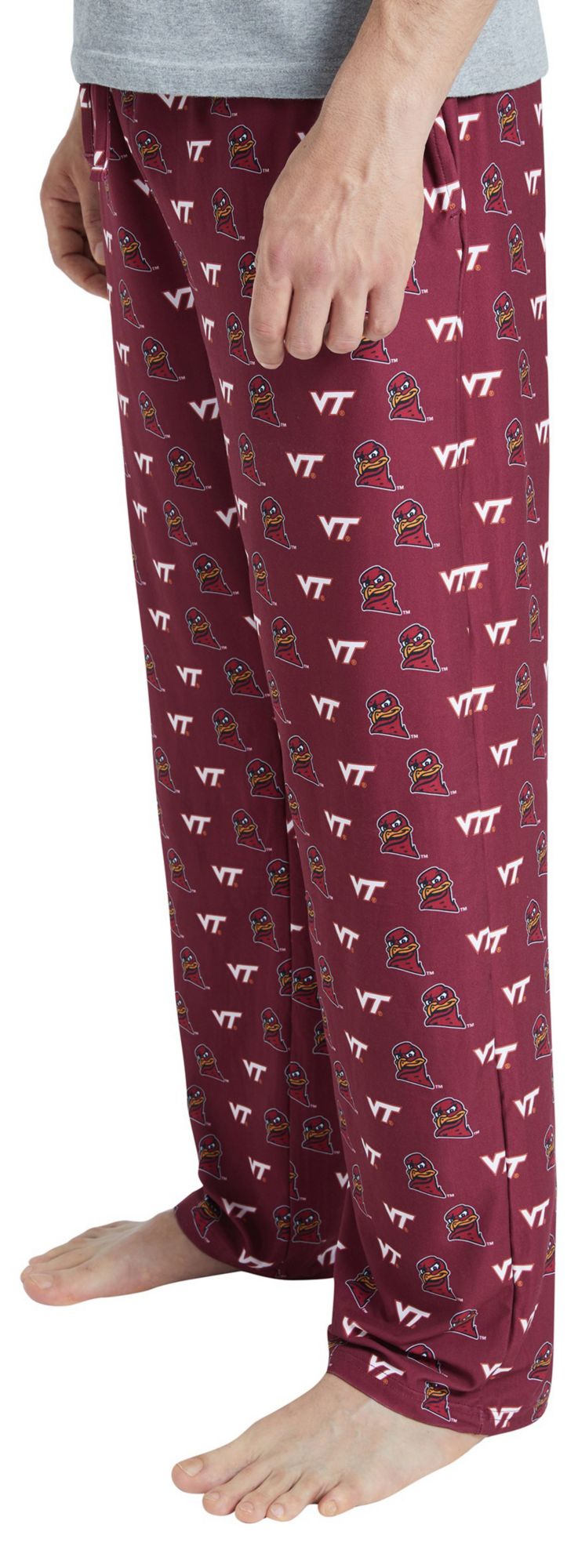 College Concepts Men's Virginia Tech Hokies Maroon Record All Over