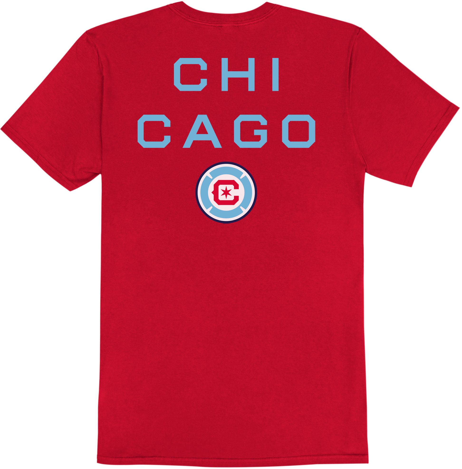 Retro Brand Youth Chicago Fire Wordmark Red T-Shirt product image